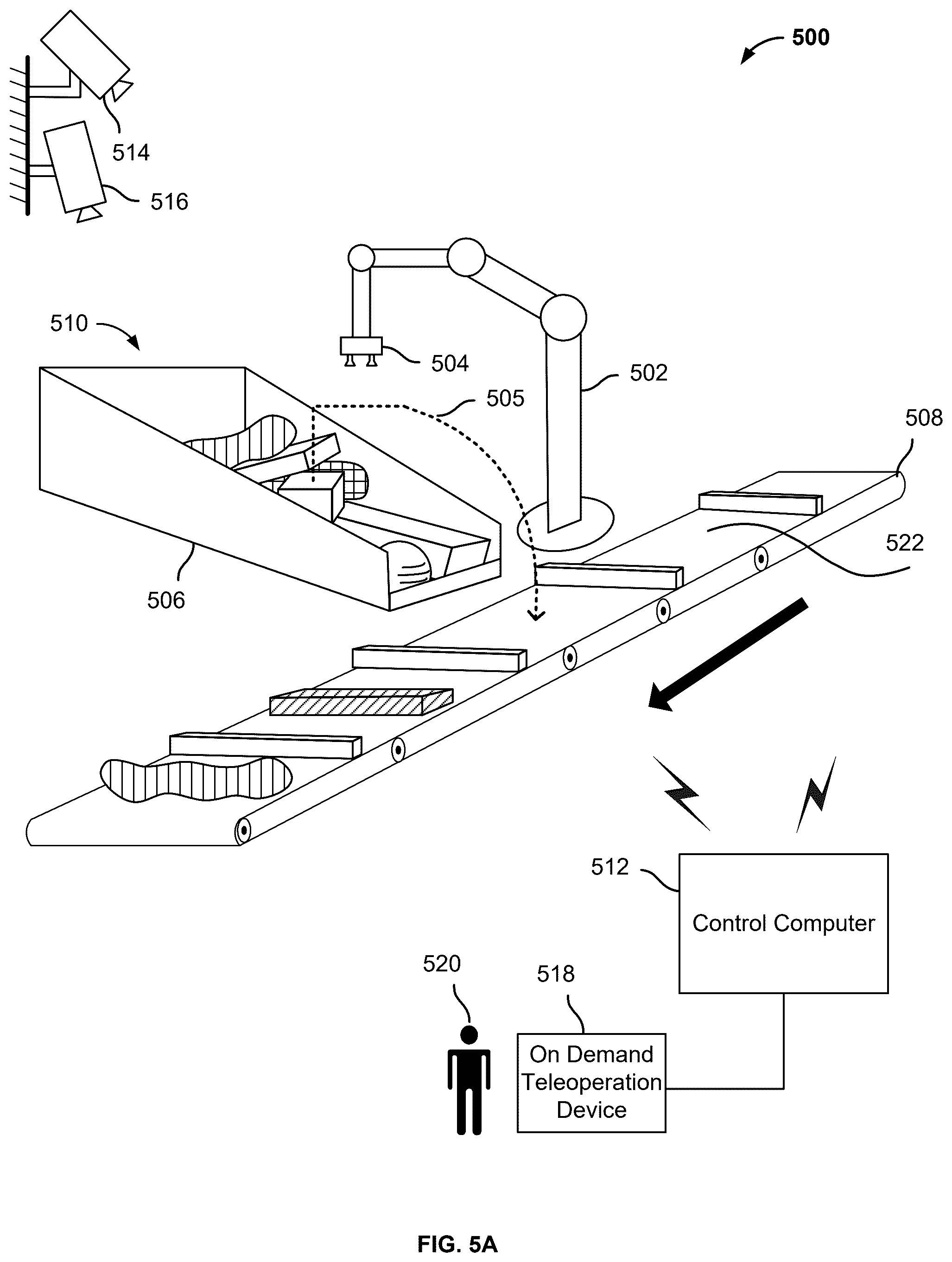Patent US12319517 Figure 8 – Adaptive robotic singulation system