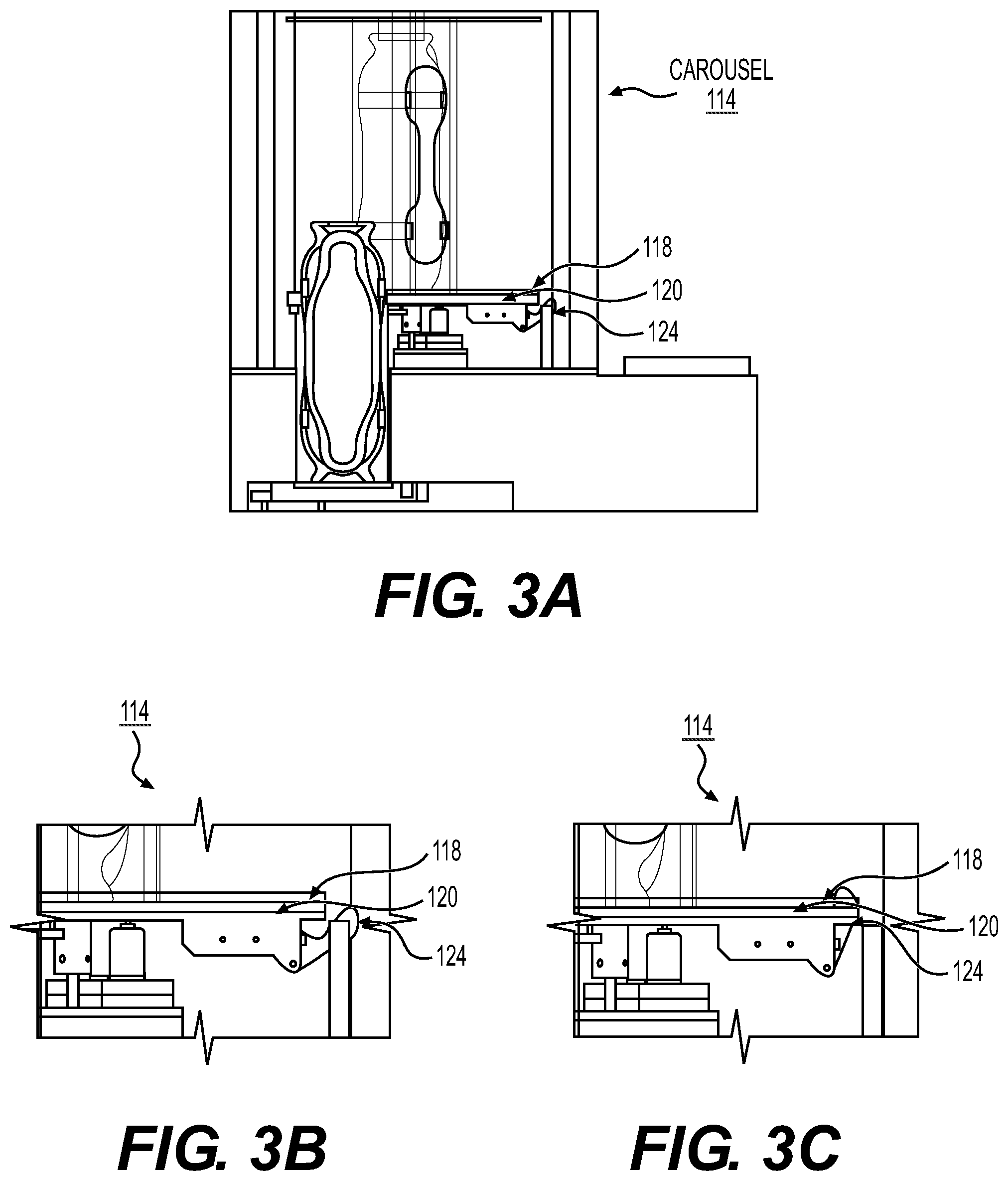 Patent US12319518 Figure 6 – Pneumatic tube system with secure carrier storage