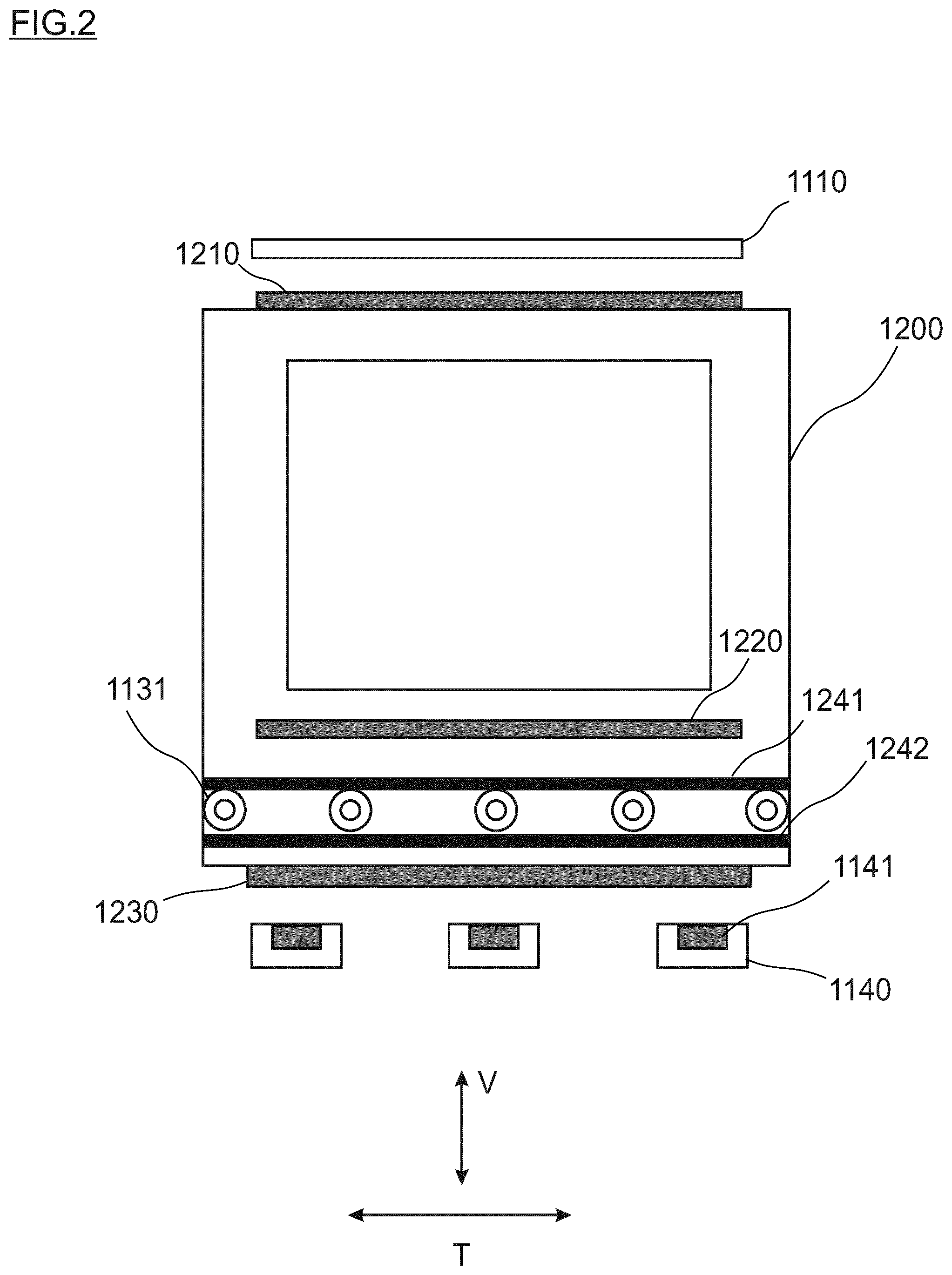 Patent US12319519 Figure 2 – Carrier transport system, vacuum processing apparatus, and method of transportation of a carrier in a vacuum chamber