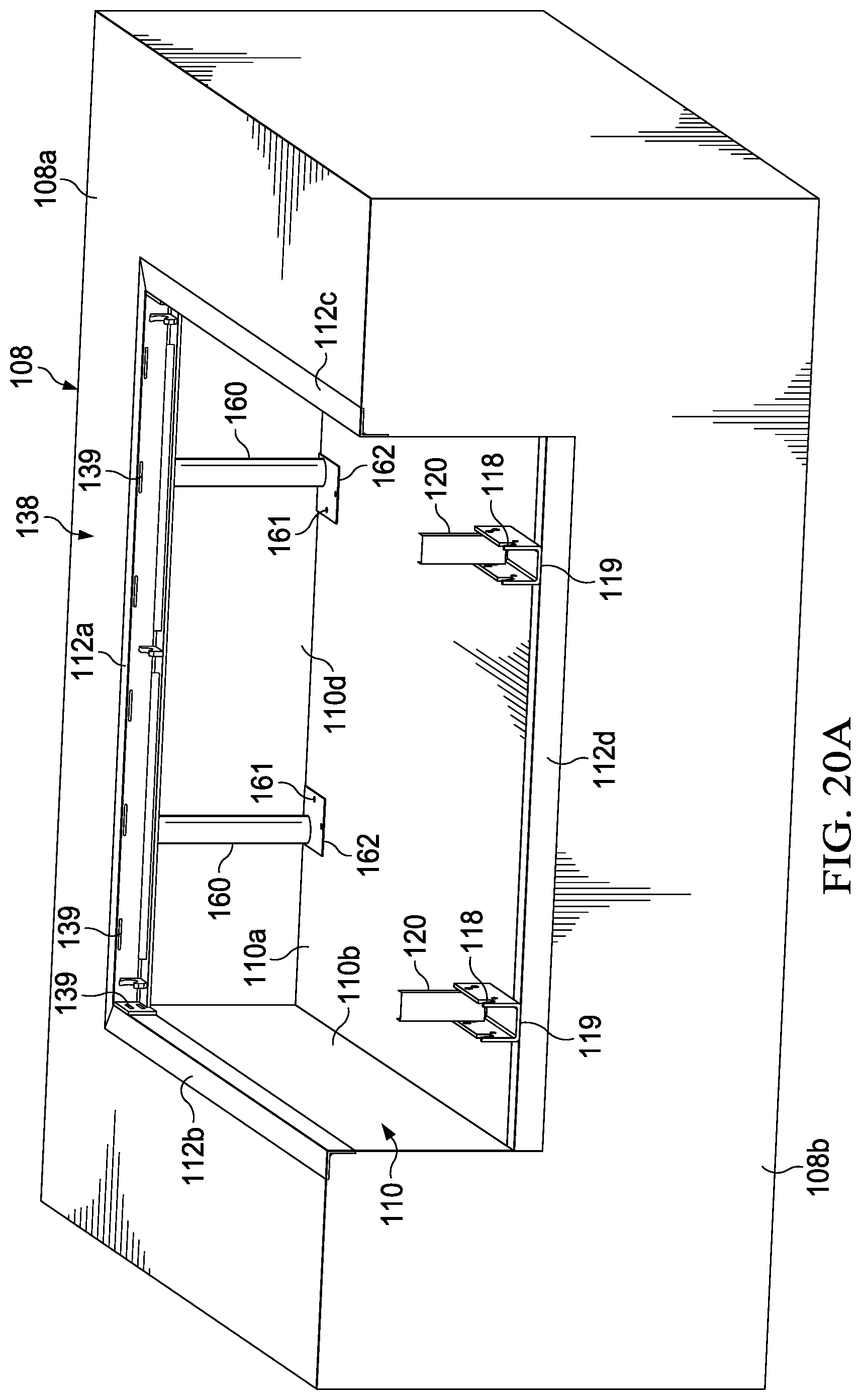 Patent US12319523 Figure 19 – Dock leveler with lip hinge