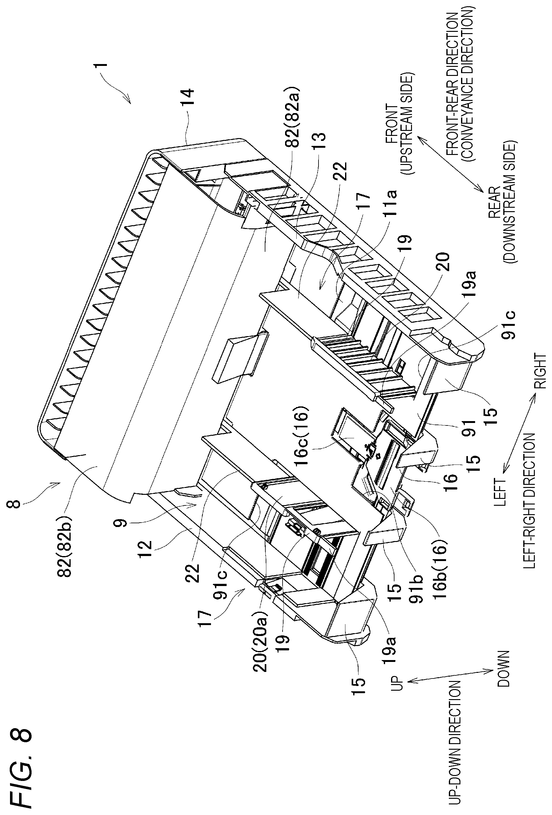 Patent US12319527 Figure 8 – Feed mechanism, image forming apparatus, and feed tray