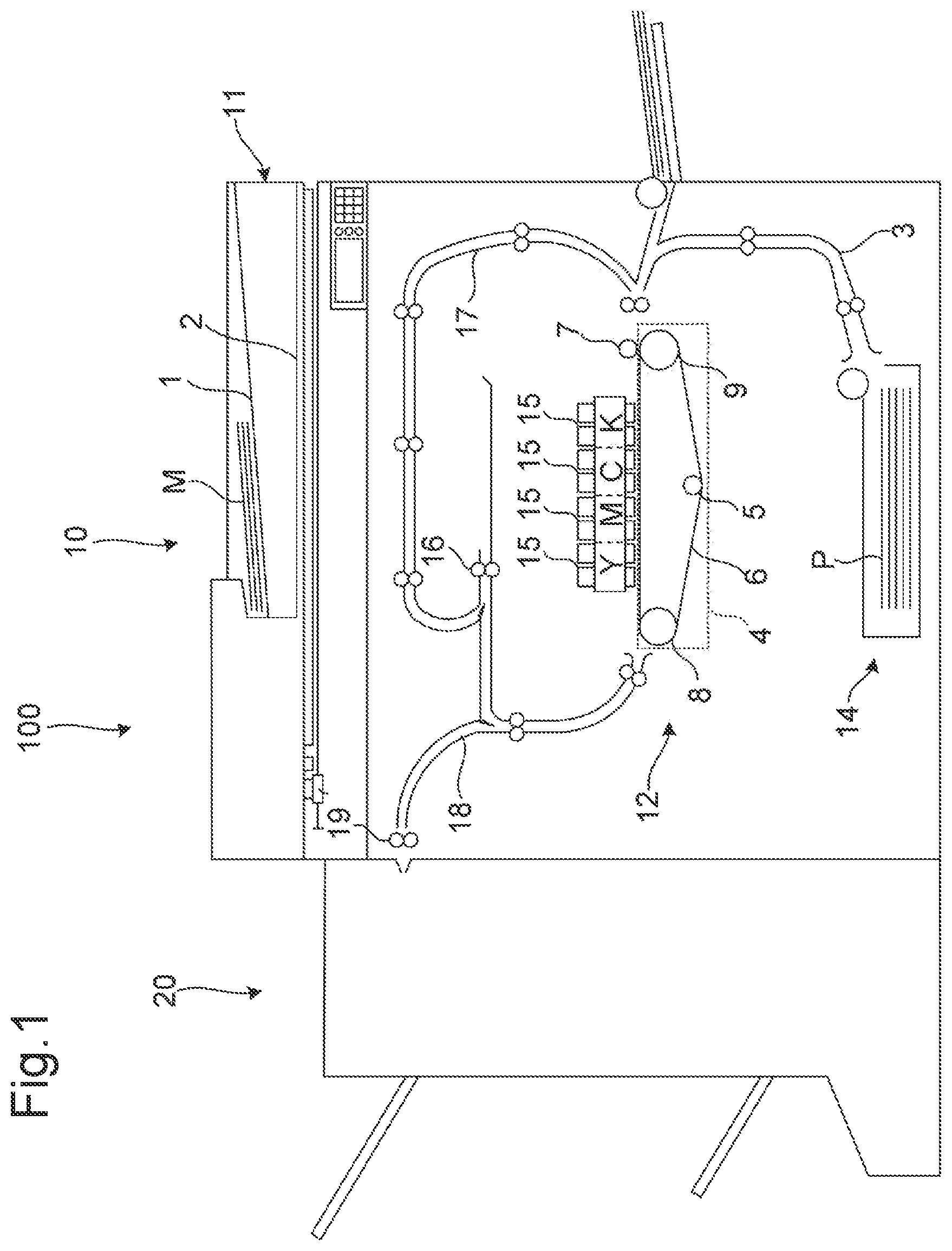 Patent US12319528 Figure 1 – Post-processing device that controls timing that air blower forms air layer between upper face of first recording sheet and lower face of second recording sheet, and image forming system