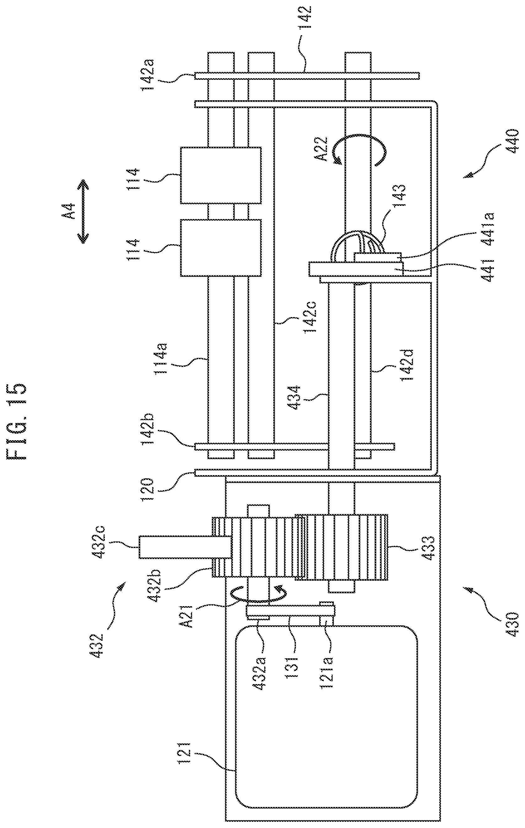 Patent US12319529 Figure 15 – Medium conveying apparatus to keep separation roller pressed toward feed roller