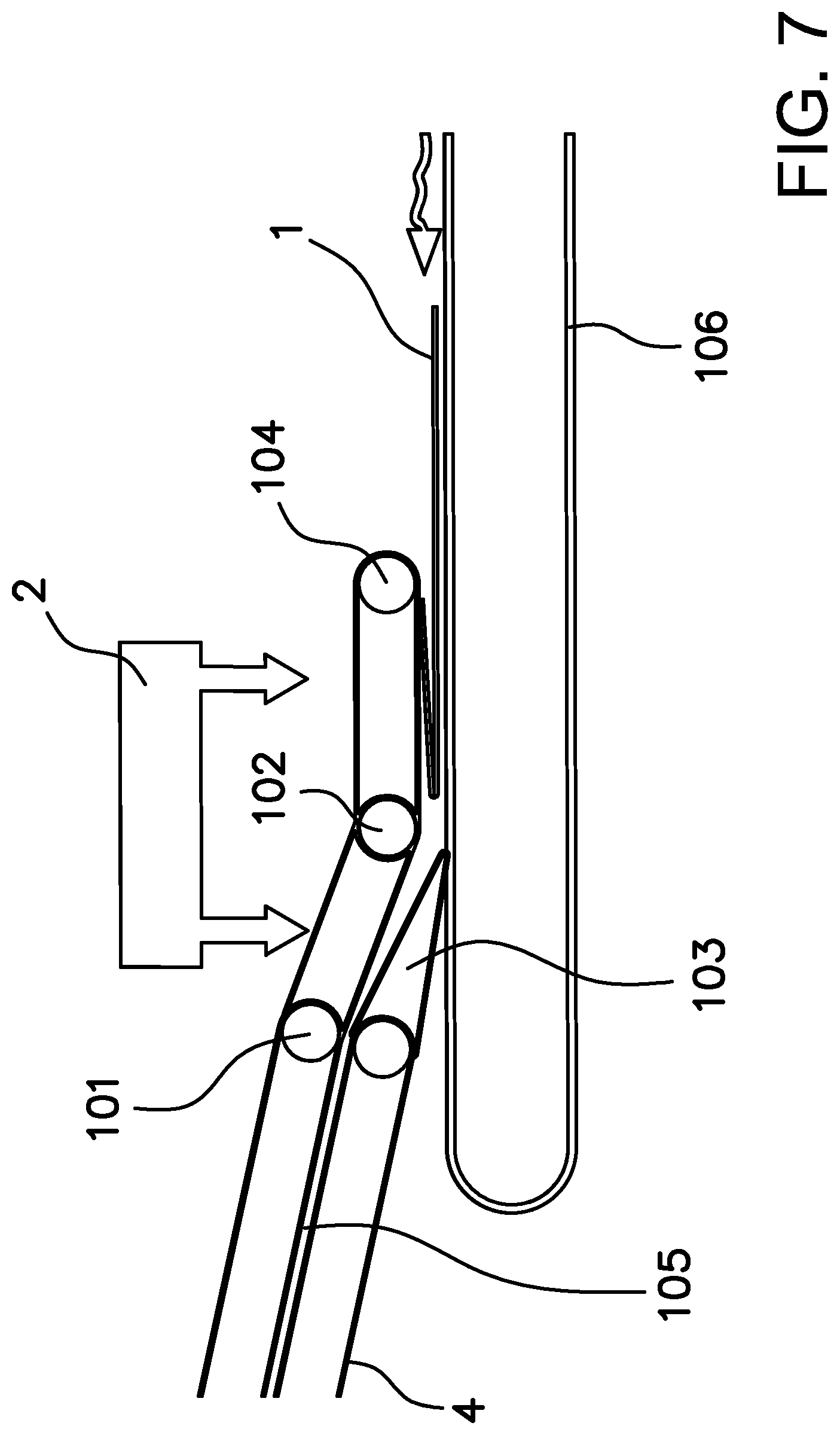 Patent US12319531 Figure 7 – Sorting module for bag checking machines