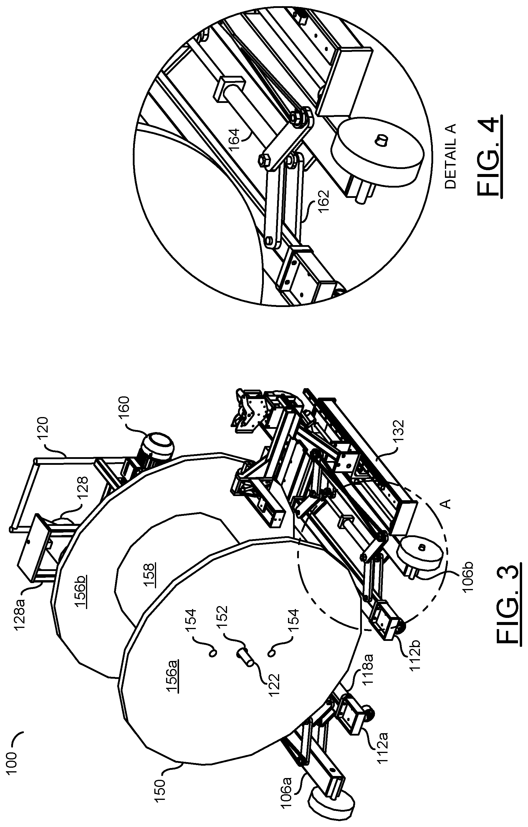 Patent US12319535 Figure 3 – Reel take-up machine