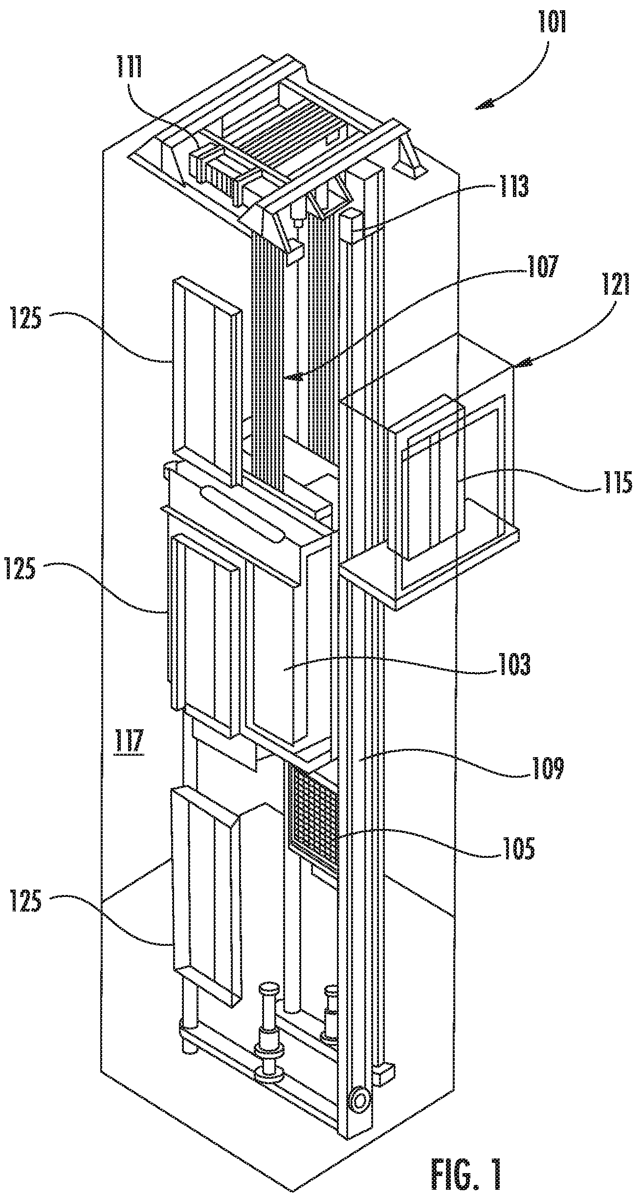 Patent US12319539 Figure 1 – Air pressure floor table detection: statistical analysis of location