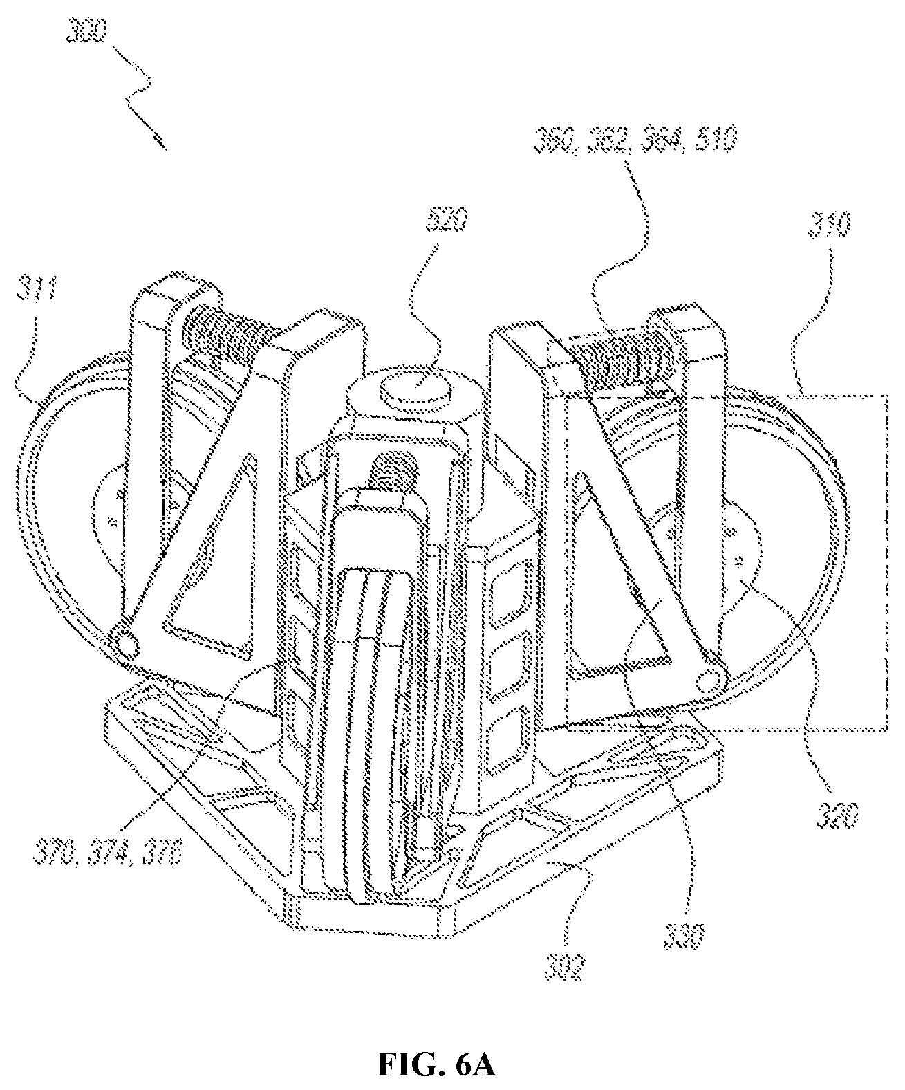 Patent US12319542 Figure 6 – Dynamic tractive drive for vertical transportation system