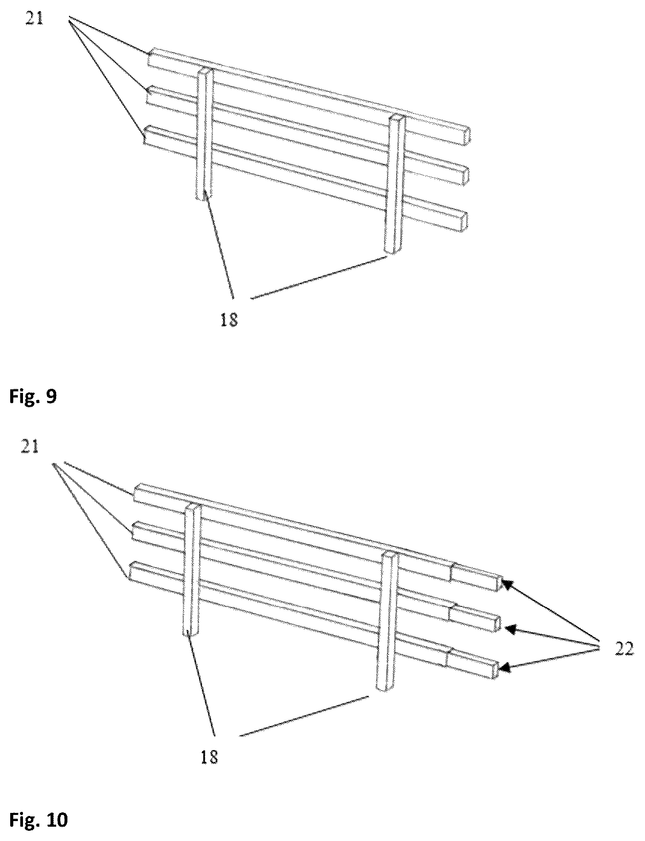 Patent US12319543 Figure 5 – Point-loaded lifting fork for lifting standing formwork