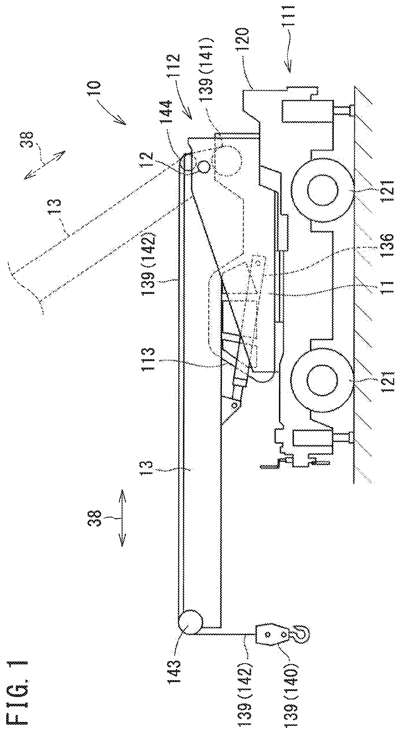 Patent US12319546 Figure 1 – Telescopic boom