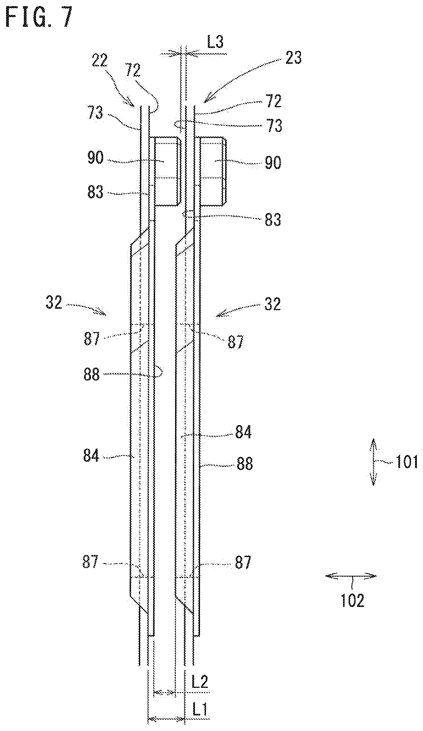 Patent US12319546 Figure 7 – Telescopic boom