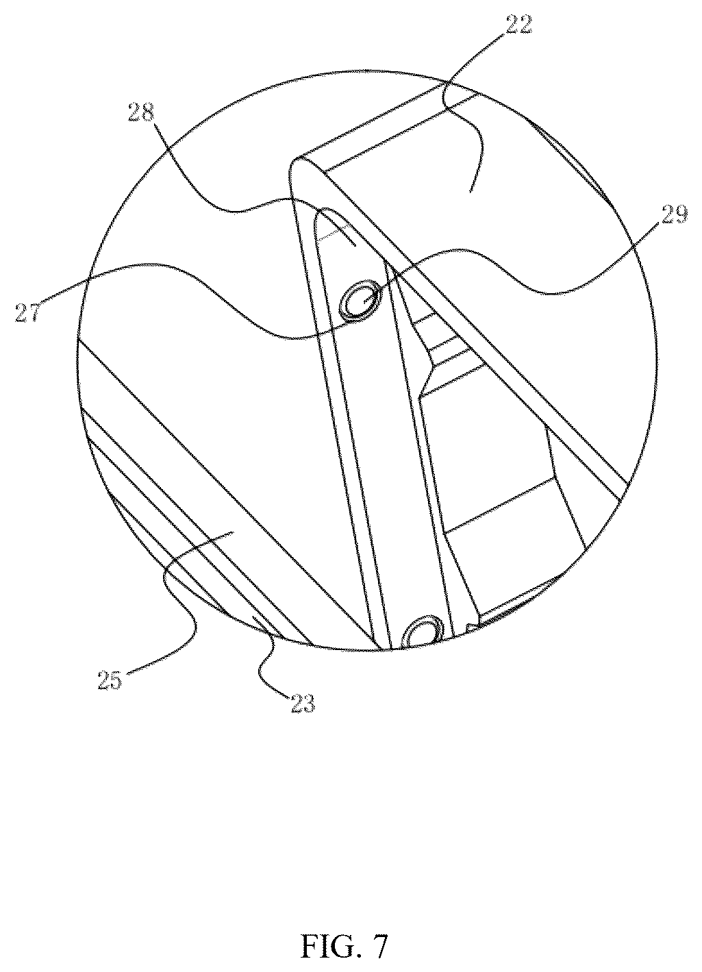 Patent US12319549 Figure 7 – Multifunctional stable winch hook guide rail system