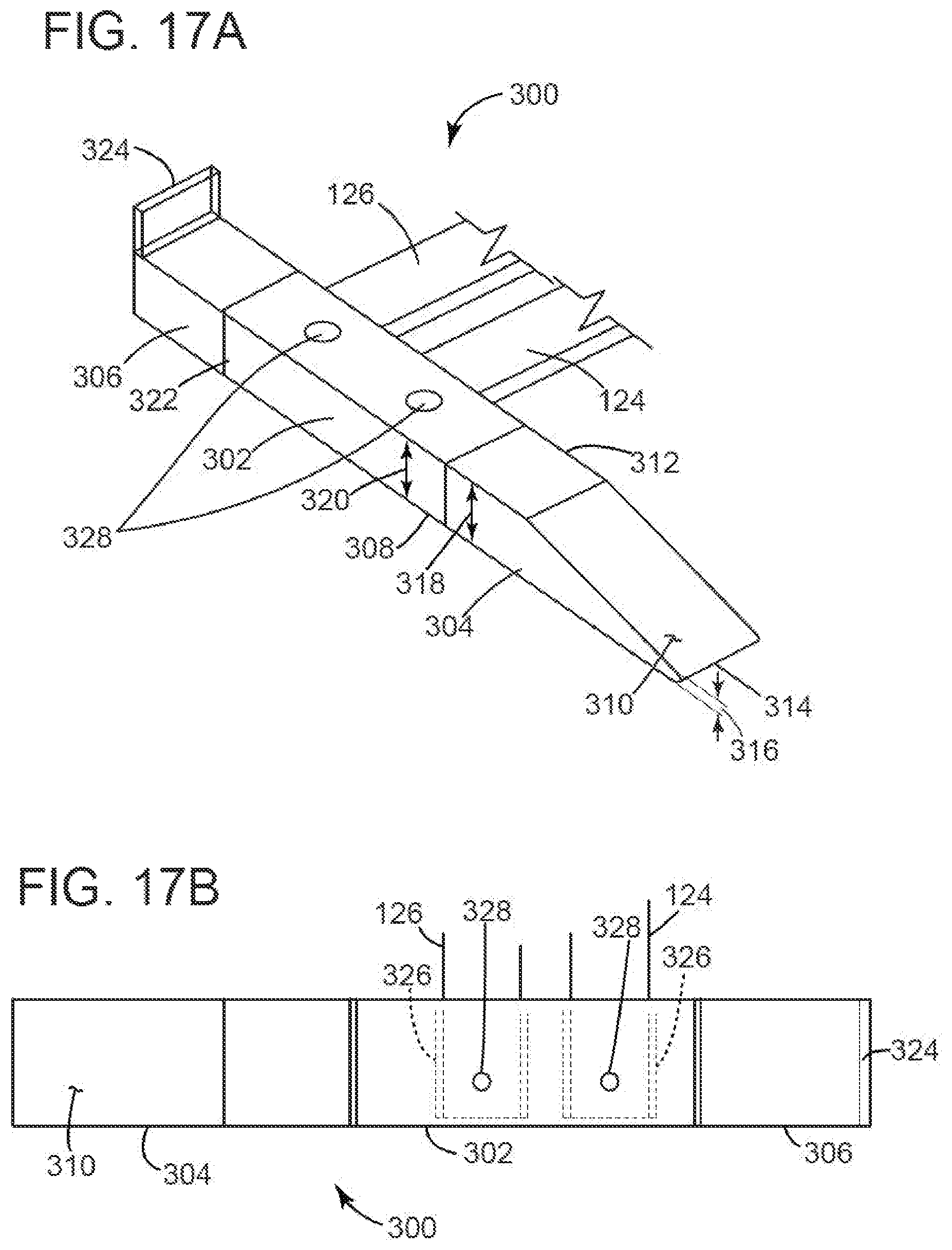 Patent US12319552 Figure 17 – Two-post vehicle lift and adapter system for material handling vehicles