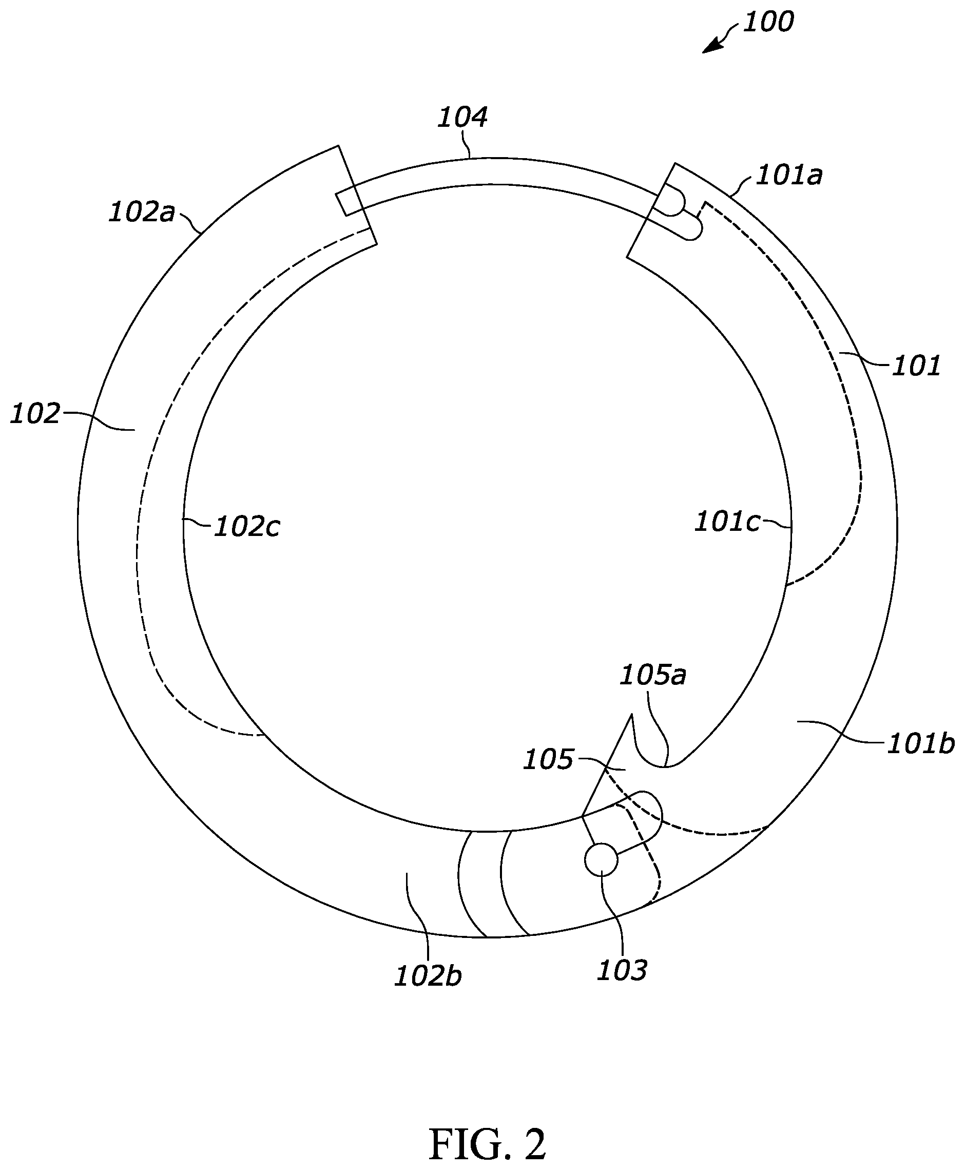 Patent US12319554 Figure 2 – Dual-purpose crown cap-removing and jewelry device