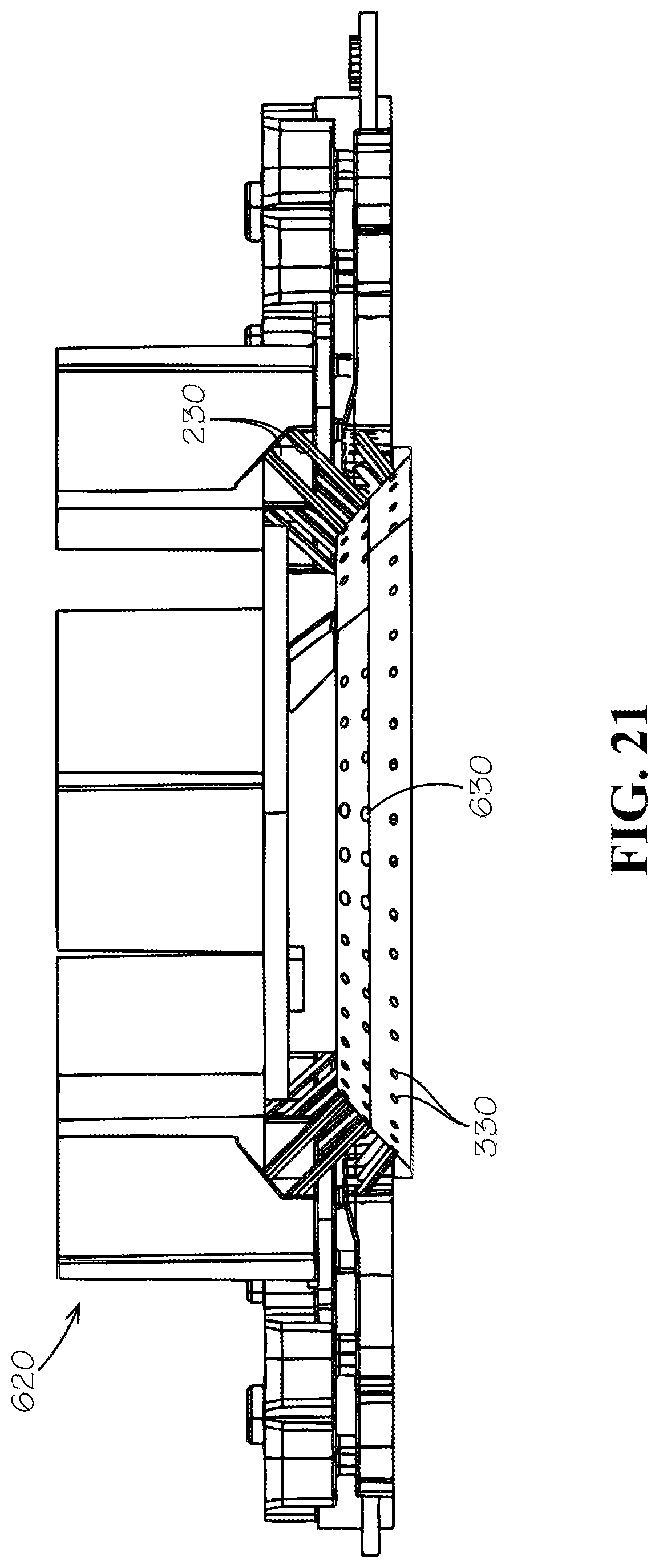 Patent US12319557 Figure 14 – Dispensing nozzle assemblies with static mixers