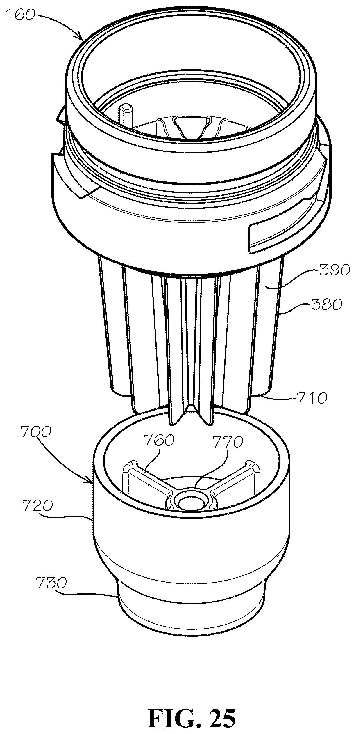 Patent US12319557 Figure 17 – Dispensing nozzle assemblies with static mixers
