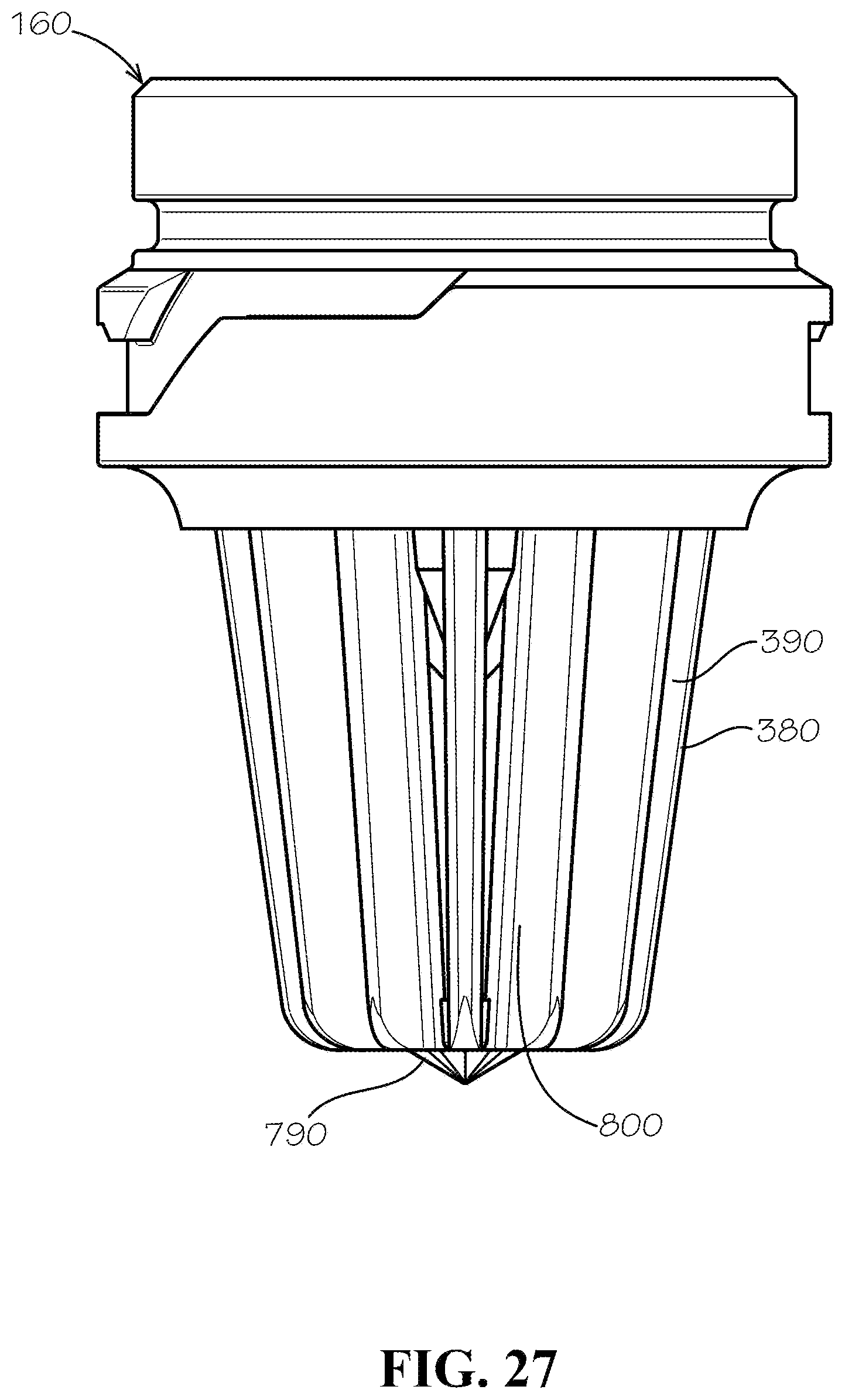 Patent US12319557 Figure 19 – Dispensing nozzle assemblies with static mixers
