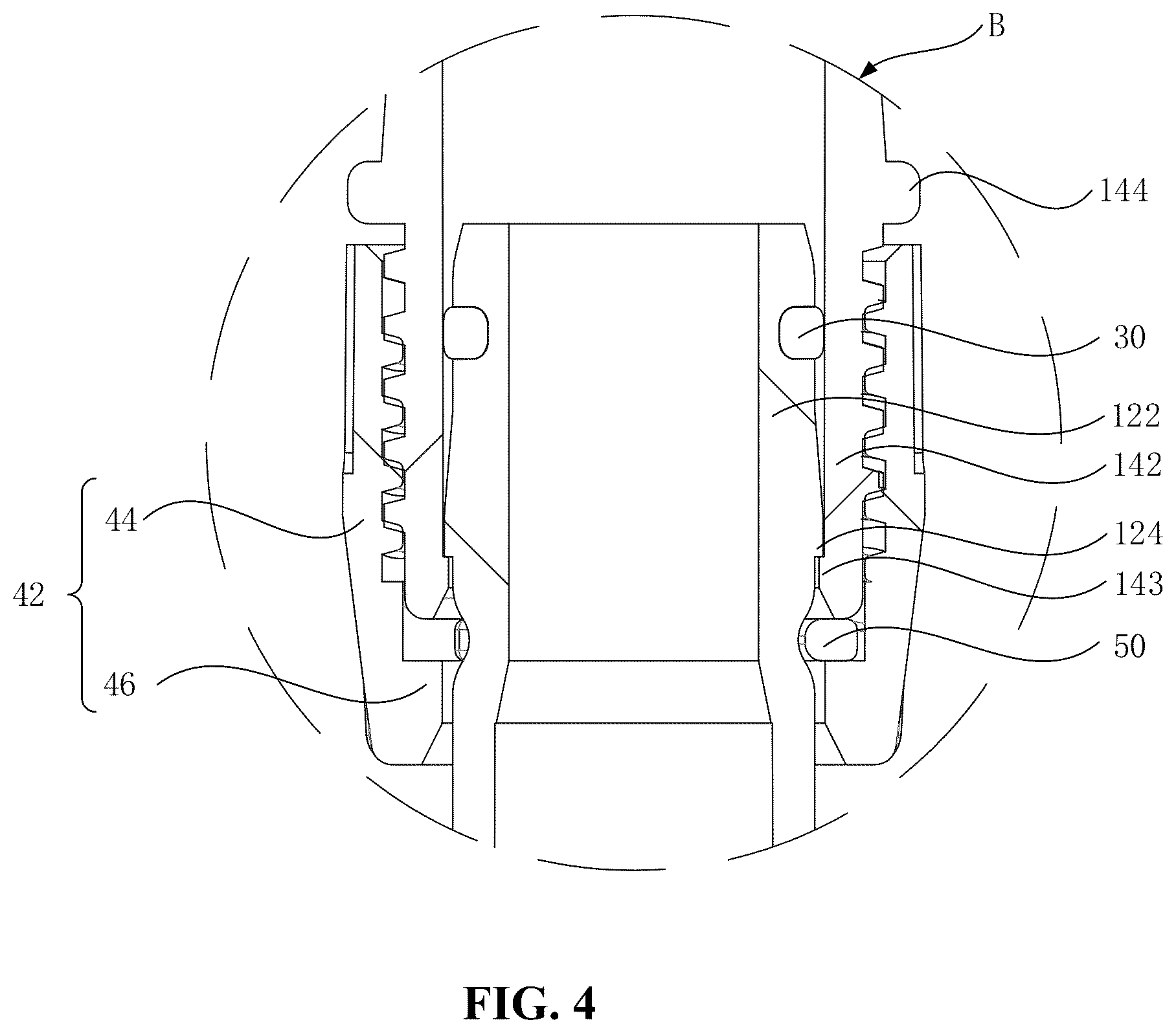 Patent US12319559 Figure 4 – Liquid pump with adjustable length and feed tank