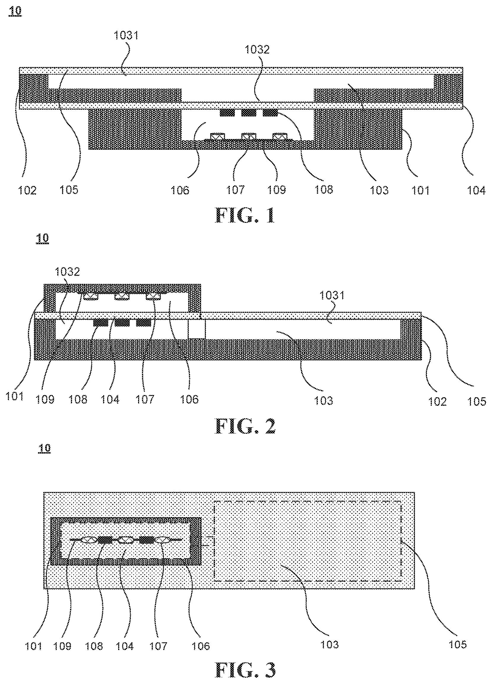 Patent US12319565 Figure 1 – MEMS environmental sensor and preparation method therefor
