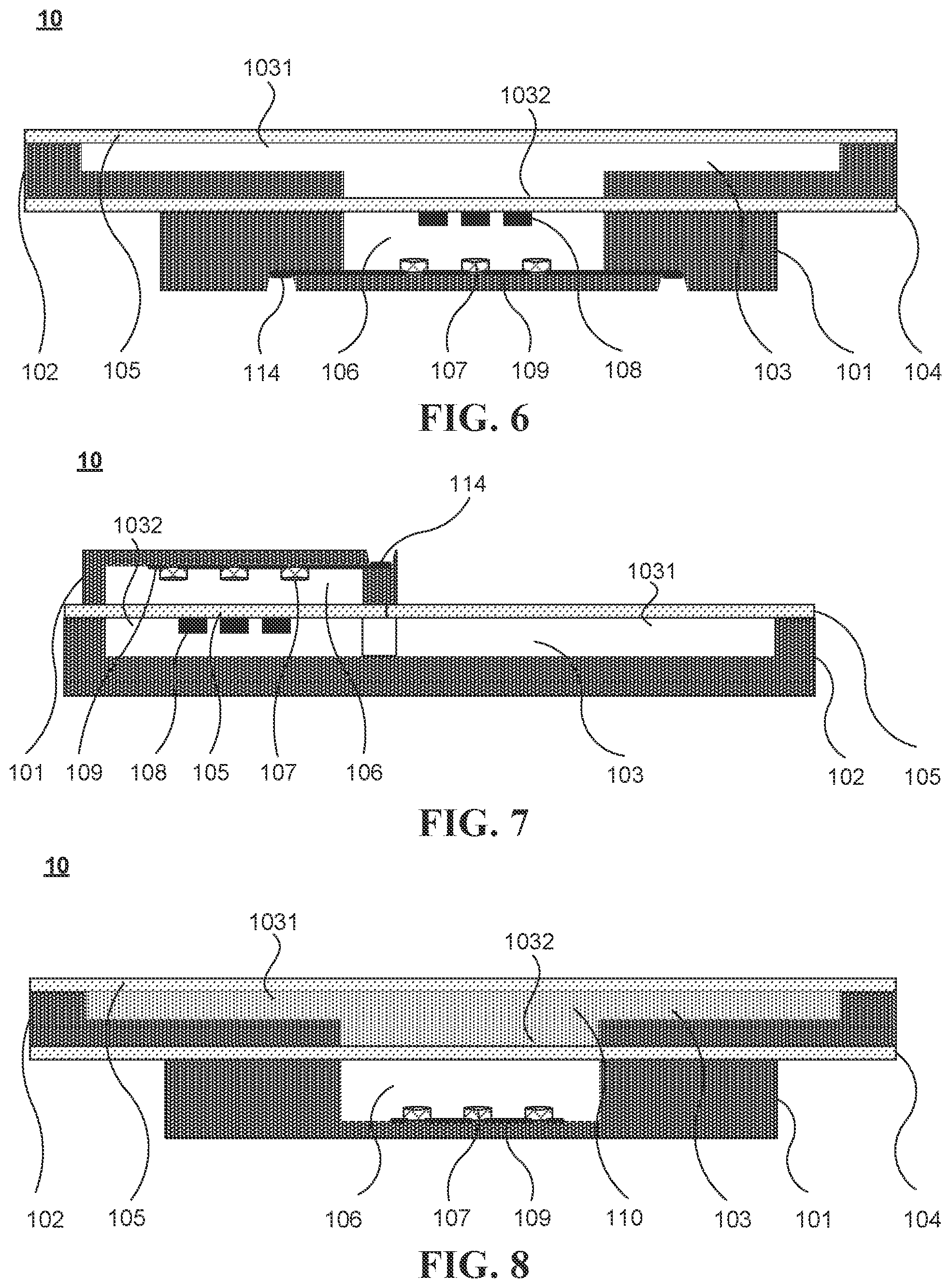 Patent US12319565 Figure 3 – MEMS environmental sensor and preparation method therefor