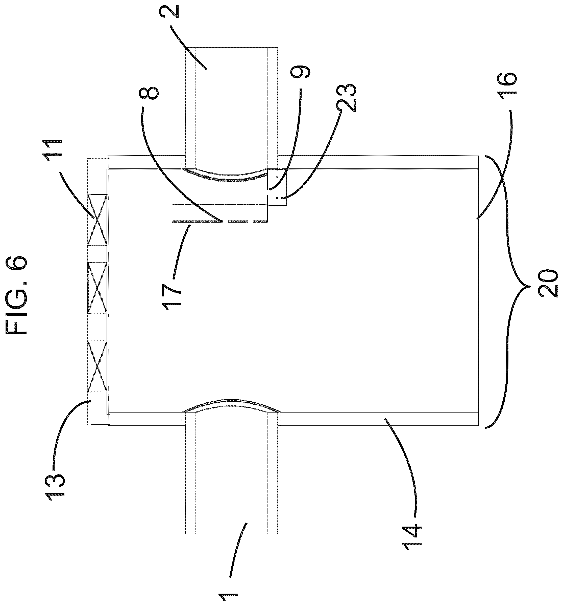 Patent US12319591 Figure 6 – Multi-level outlet weir for enhanced volumetric separation for stormwater treatment