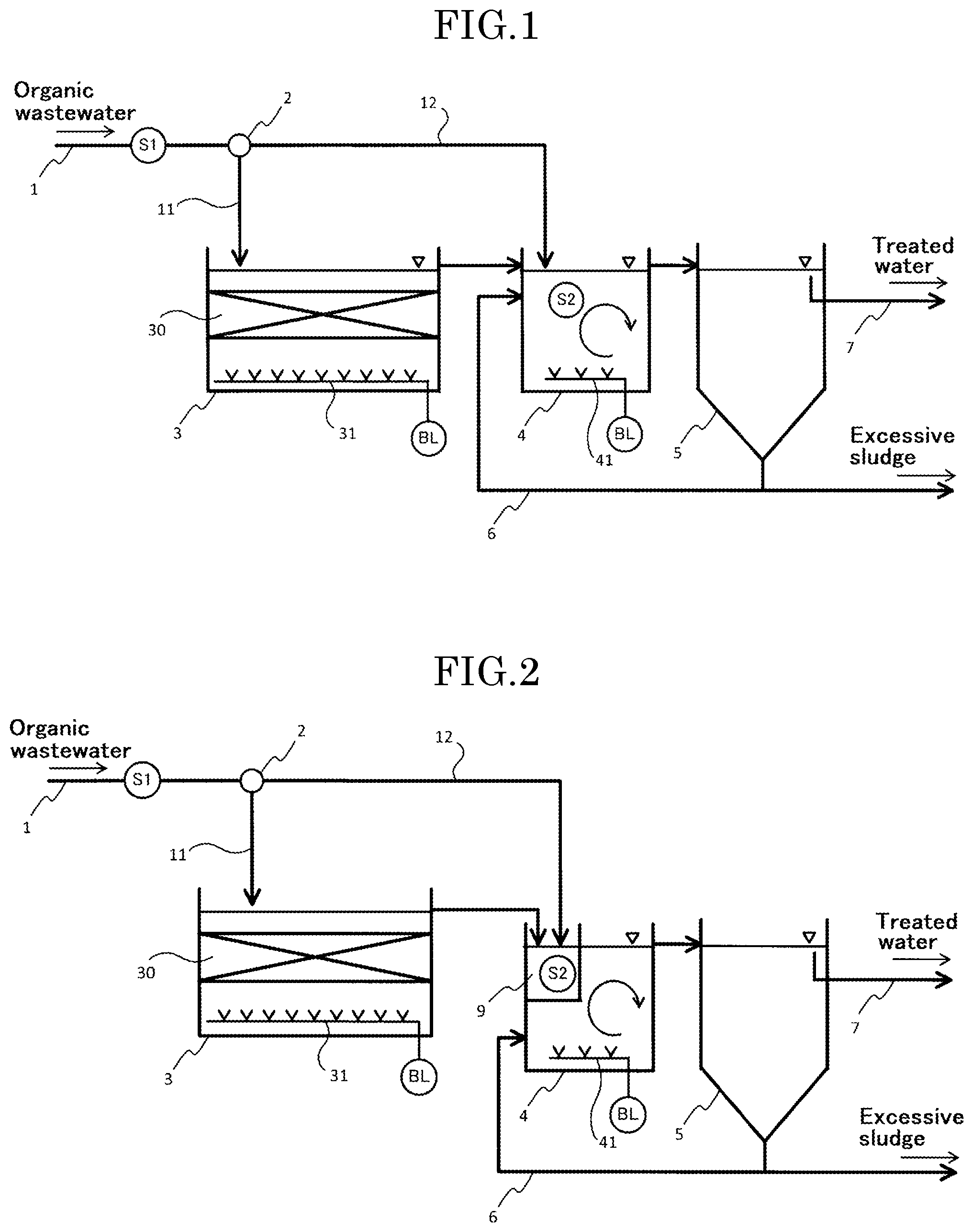 Patent US12319601 Figure 1 – Apparatus and method for biological treatment of organic wastewater