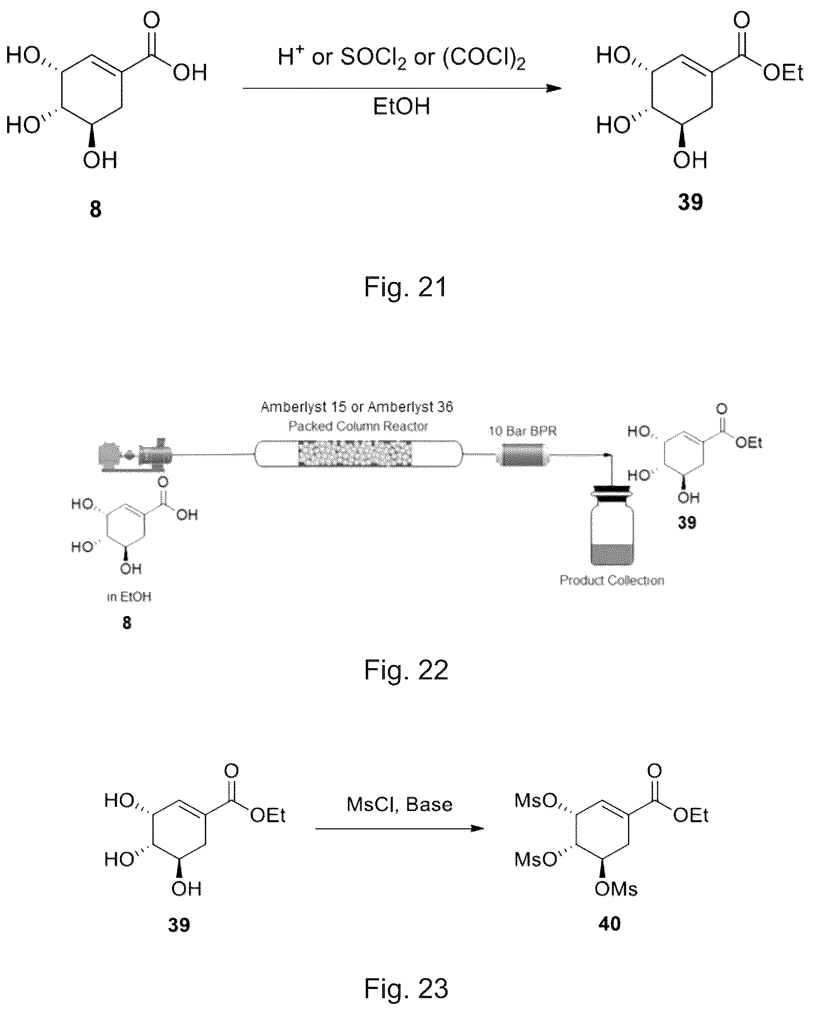 Patent US12319639 Figure 12 – Flow synthesis process for the production of oseltamivir