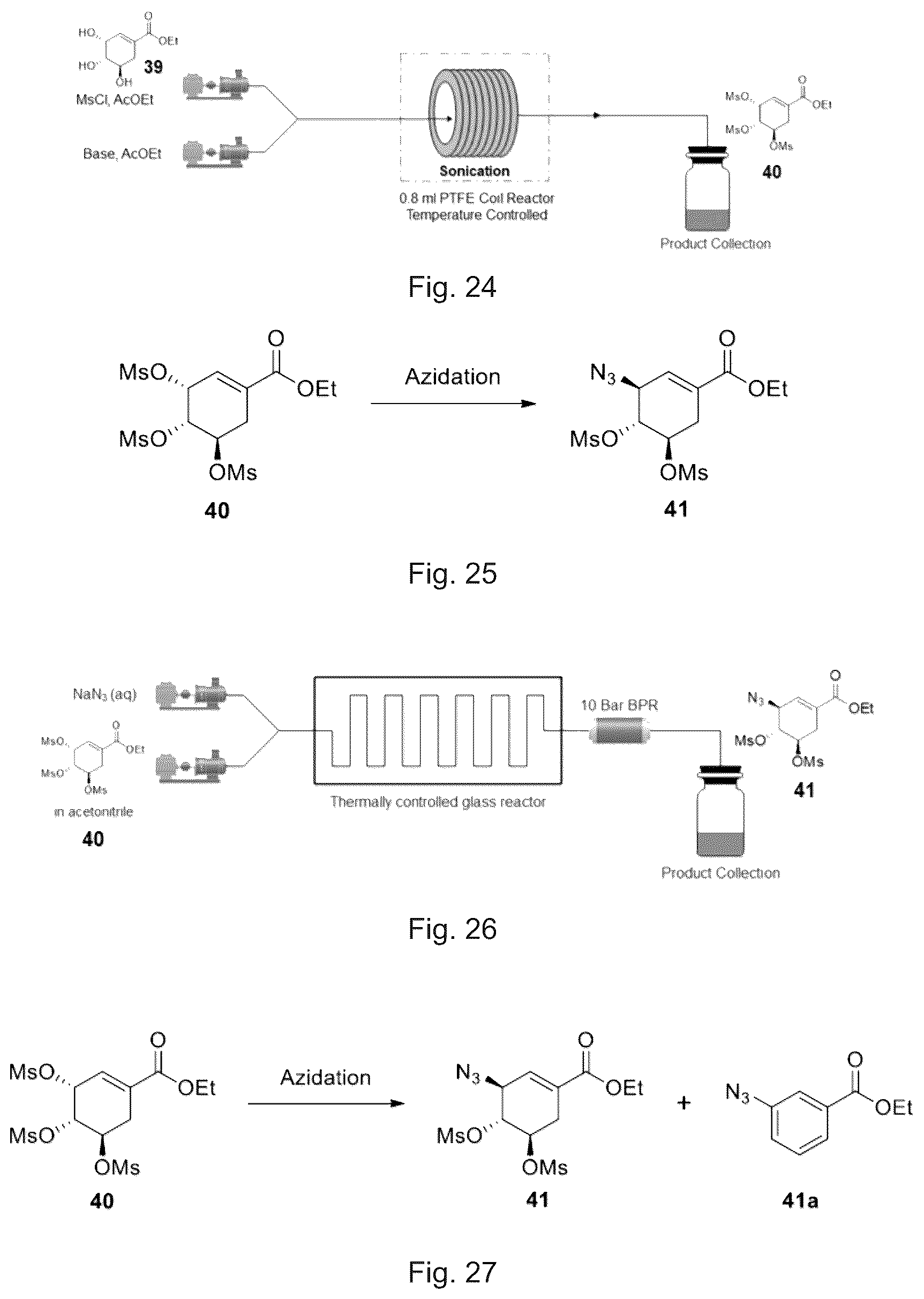 Patent US12319639 Figure 13 – Flow synthesis process for the production of oseltamivir