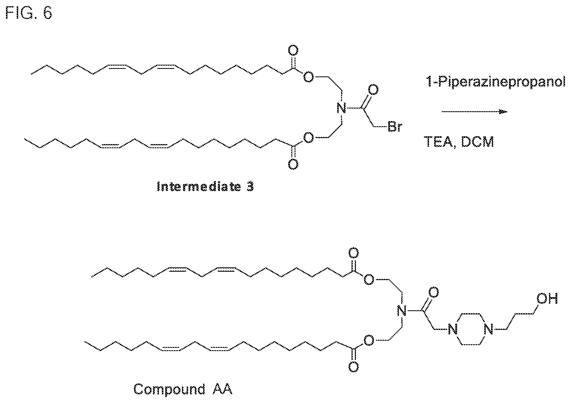 Patent US12319643 Figure 6 – Ionizable compounds and compositions and uses thereof