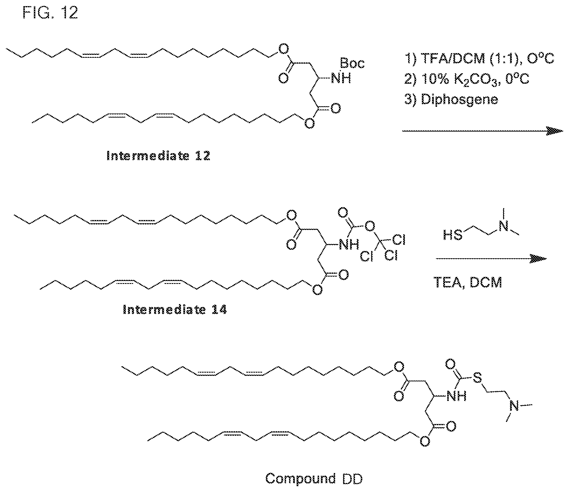 Patent US12319643 Figure 12 – Ionizable compounds and compositions and uses thereof