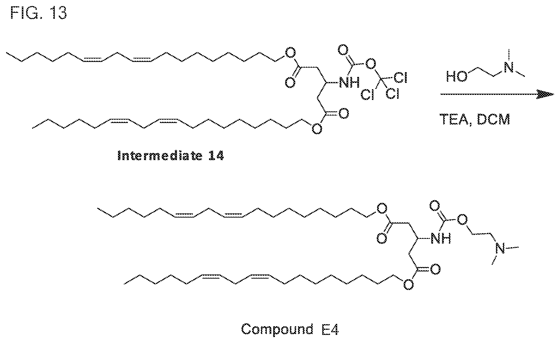 Patent US12319643 Figure 13 – Ionizable compounds and compositions and uses thereof