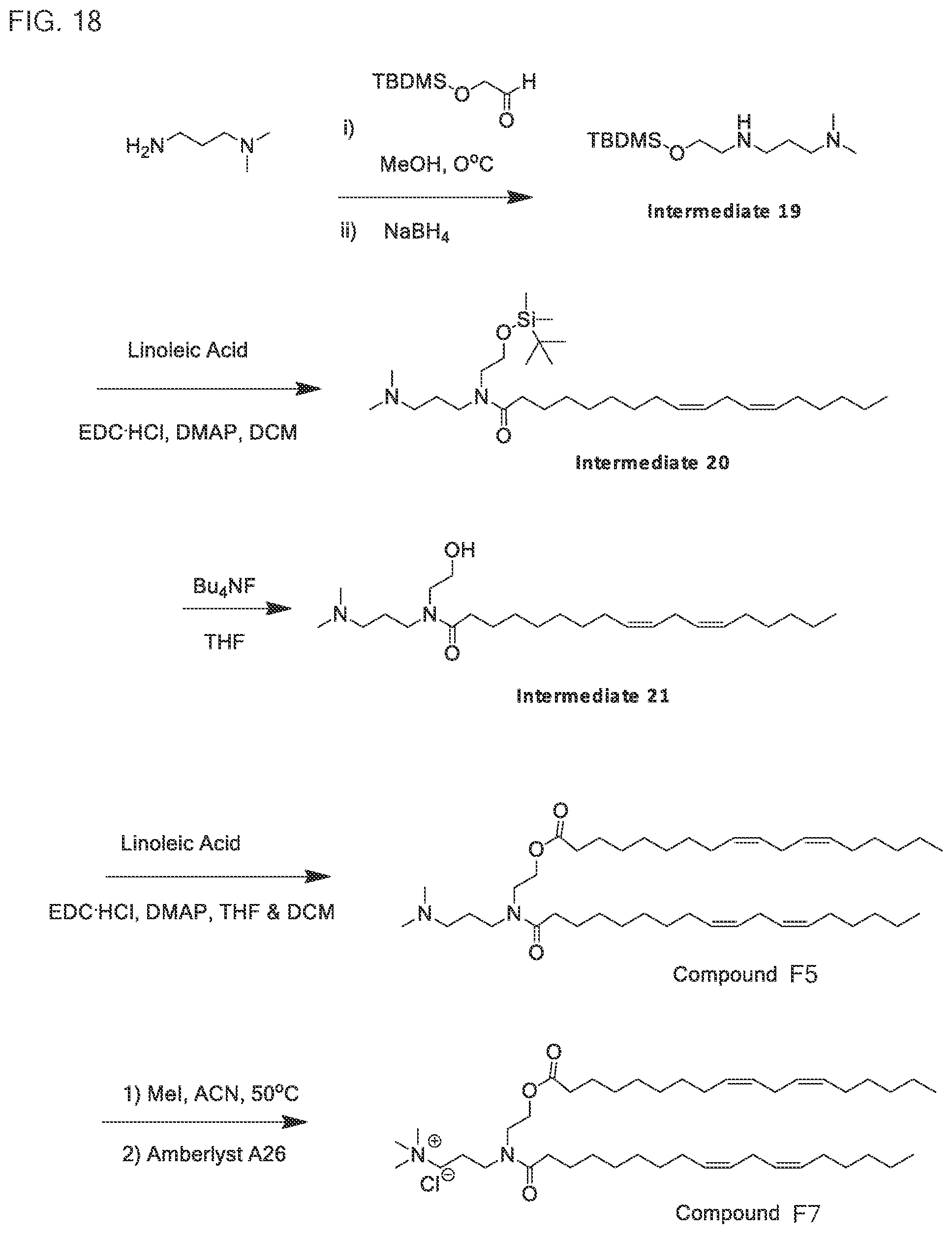 Patent US12319643 Figure 18 – Ionizable compounds and compositions and uses thereof
