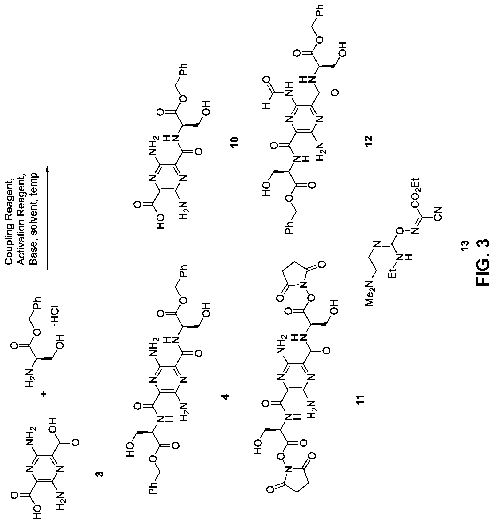 Patent US12319660 Figure 3 – Preparation of substituted diaminopyrazine dicarboxylic acids