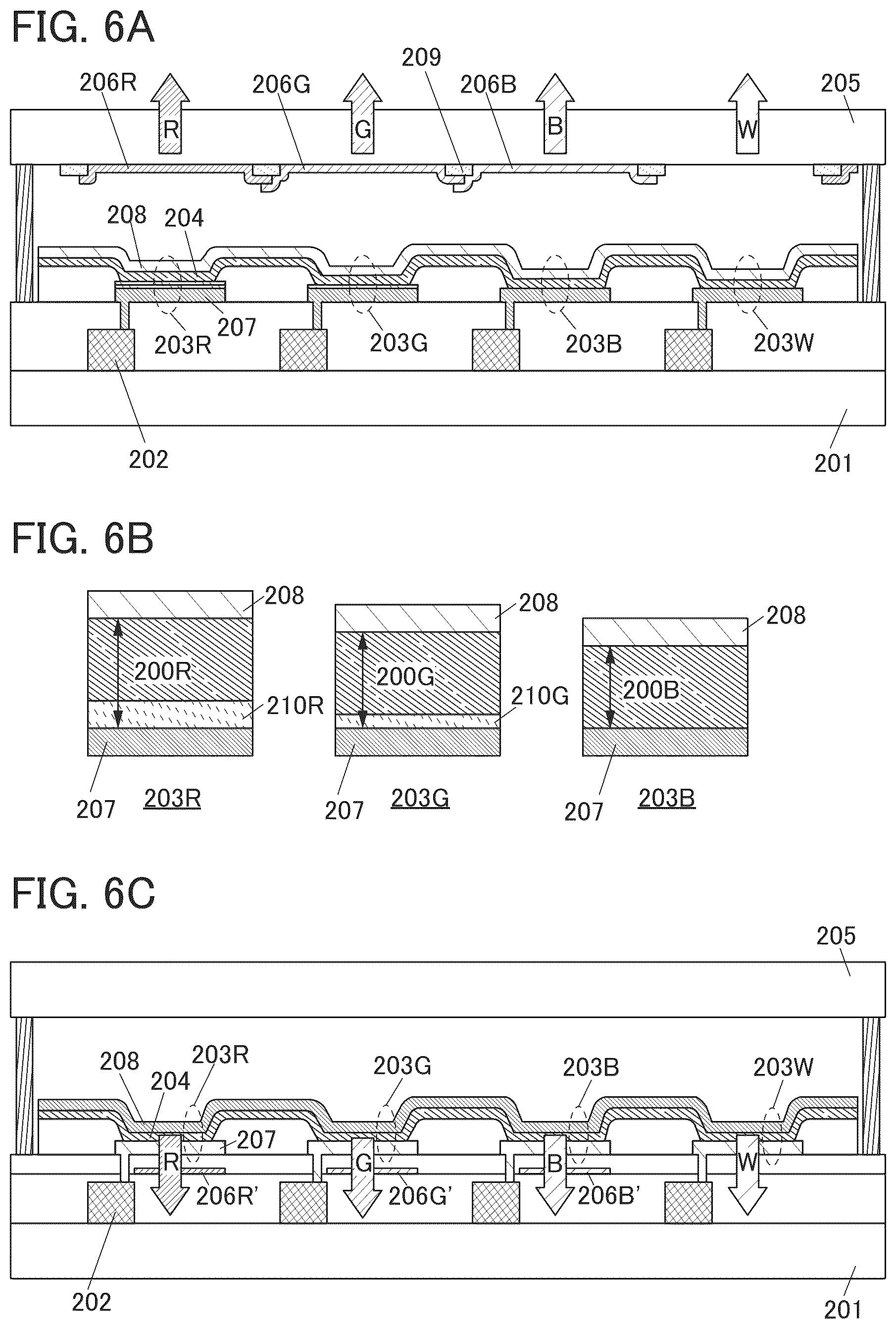 Patent US12319688 Figure 6 – Light-emitting device, light-emitting apparatus, electronic device, and lighting device