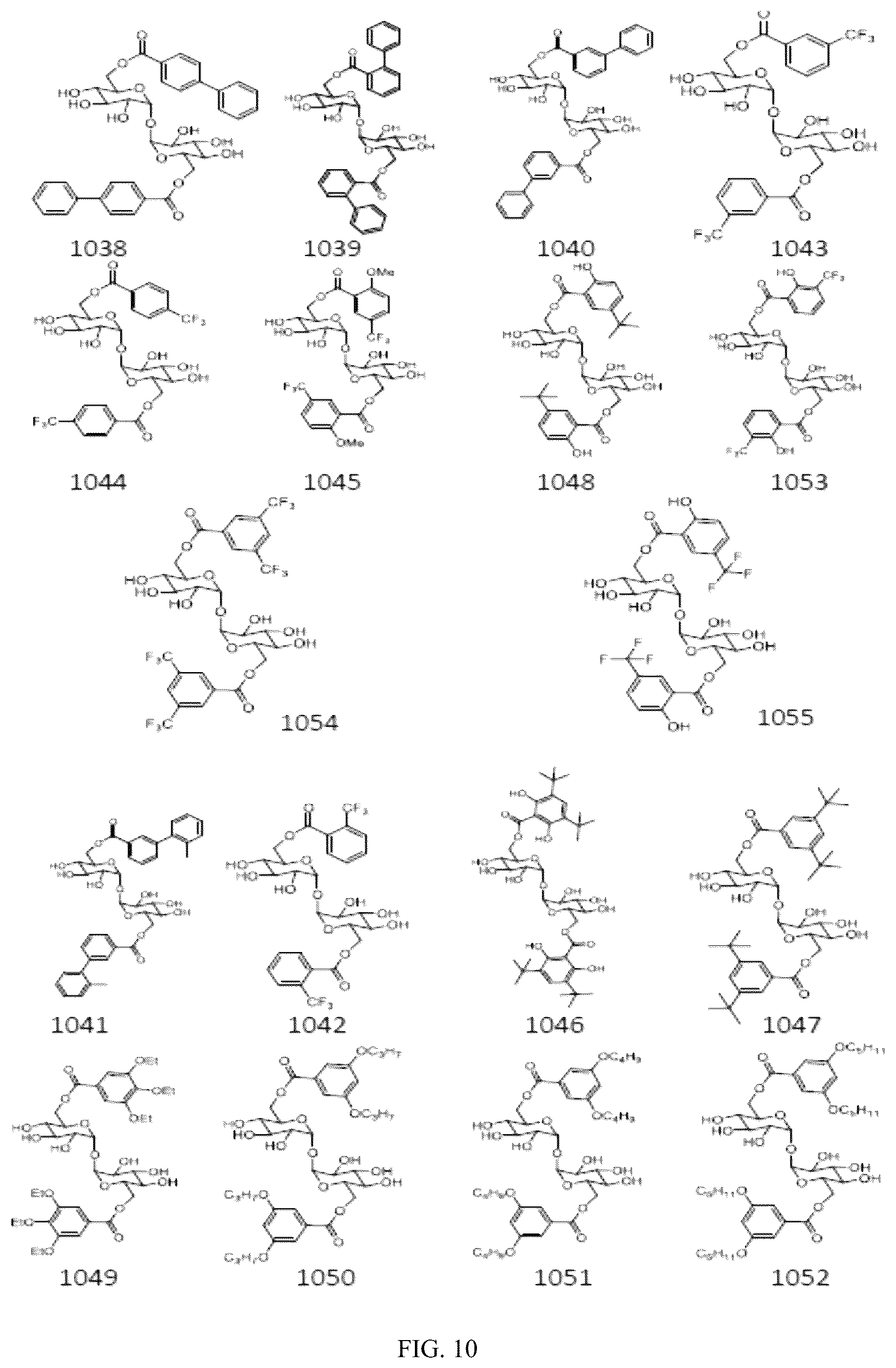 Patent US12319709 Figure 14 – Diaryl trehalose compounds and uses thereof