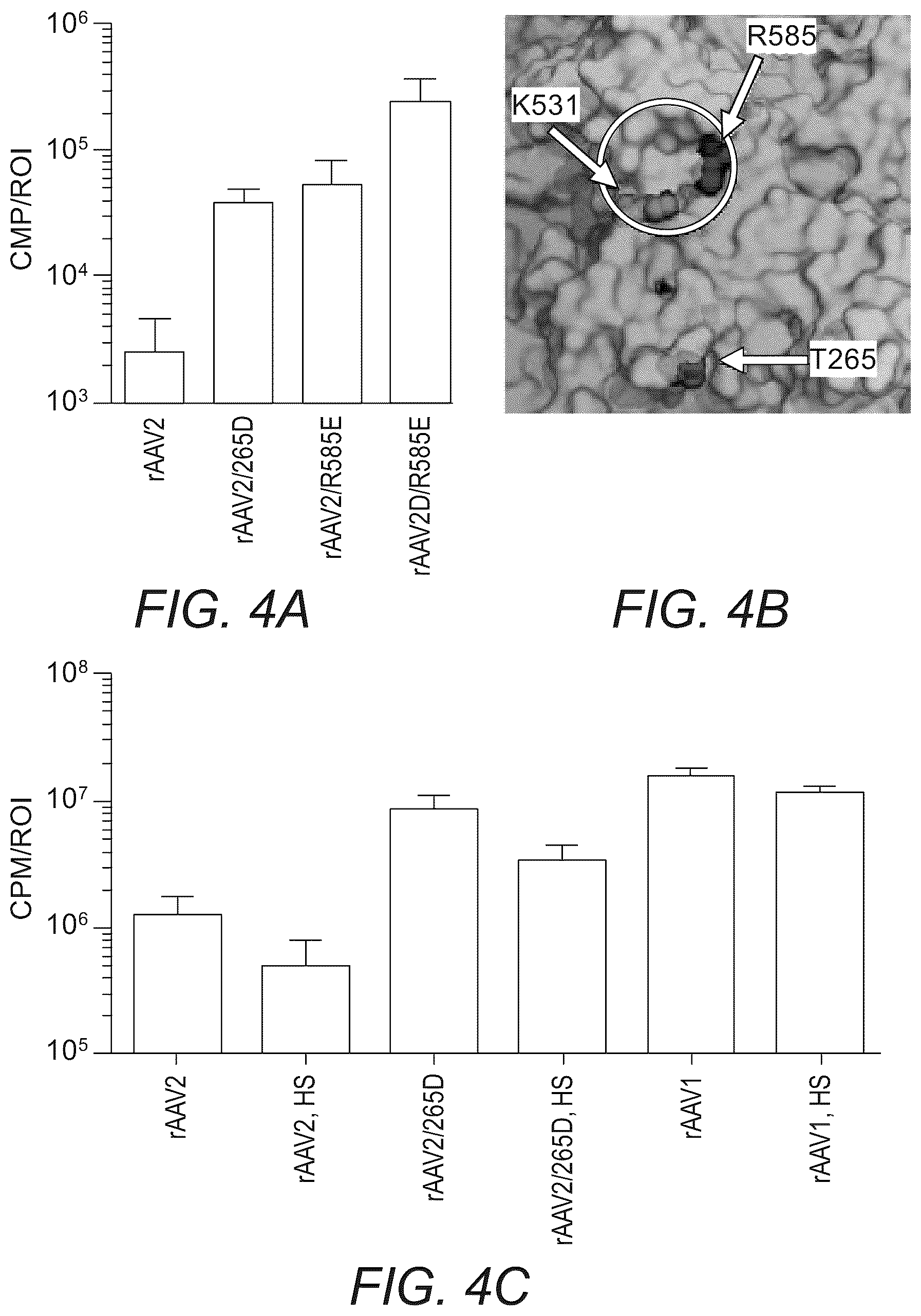 Patent US12319715 Figure 6 – Modified capsid proteins for enhanced delivery of parvovirus vectors