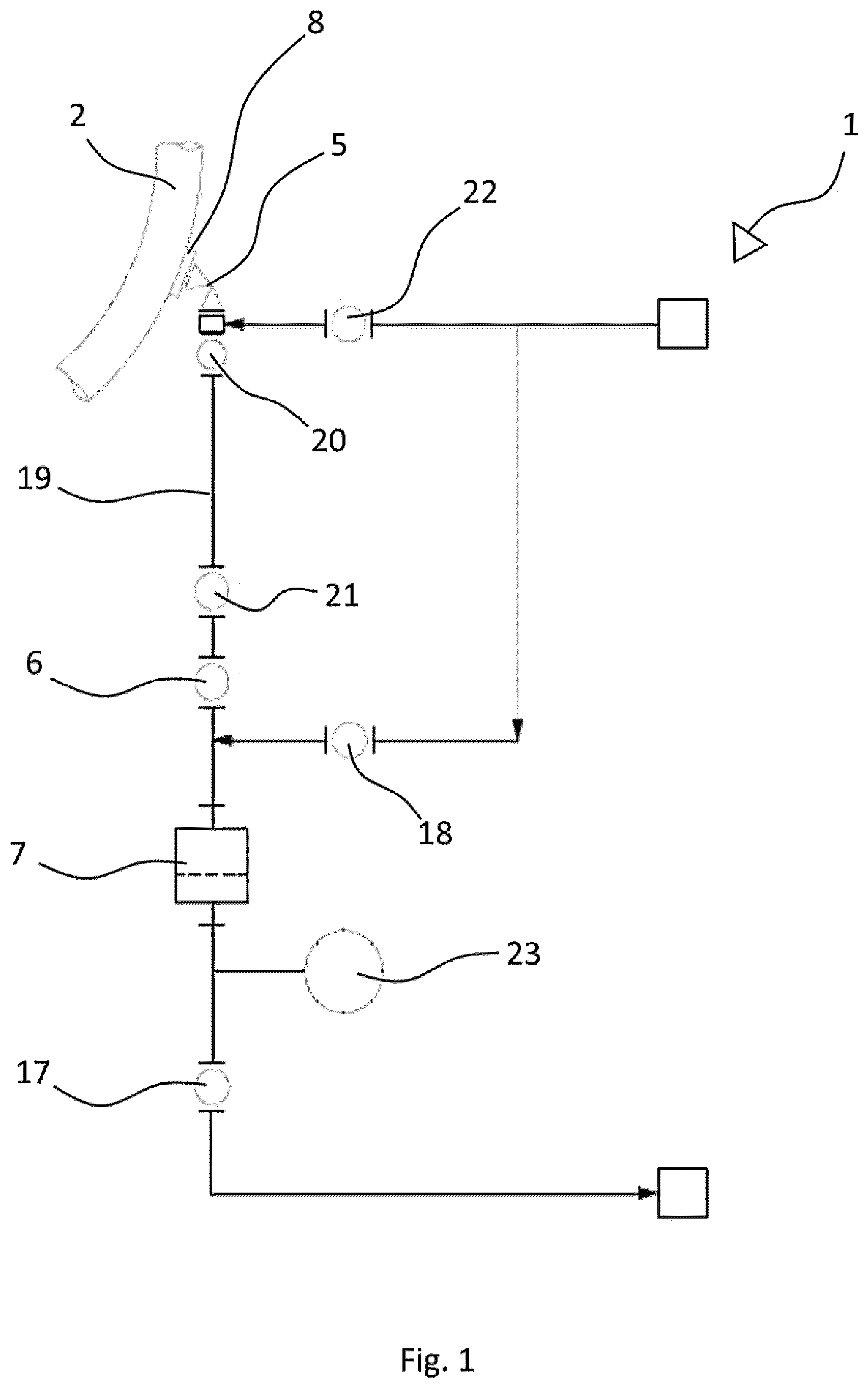 Patent US12319755 Figure 1 – Process and system for collecting catalyst or polymer samples from an operation unit of a polymerization plant