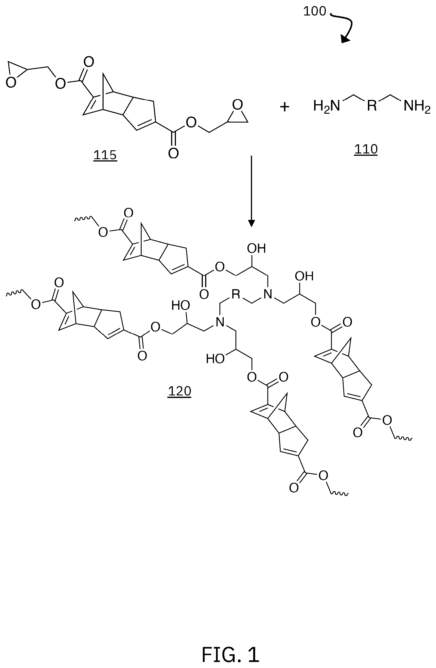 Patent US12319781 Figure 1 – Rehealable and reworkable polymer for electronic packaging
