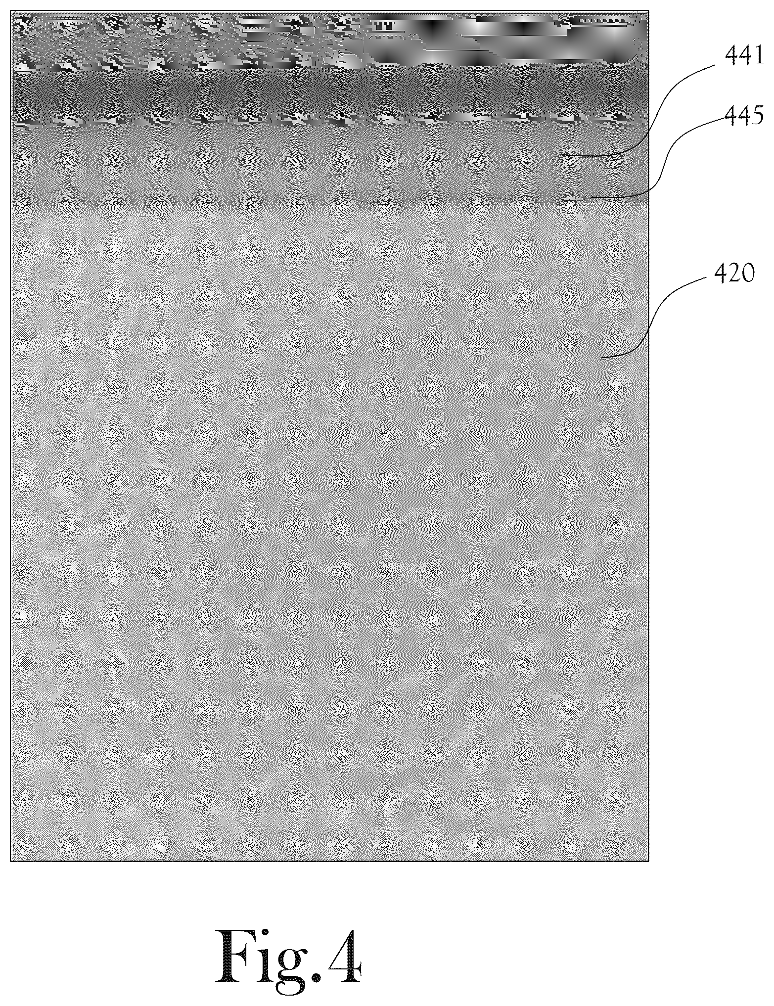 Patent US12319853 Figure 4 – Multi-phasic polymer blend for adhering an outer edge banding layer to a substrate