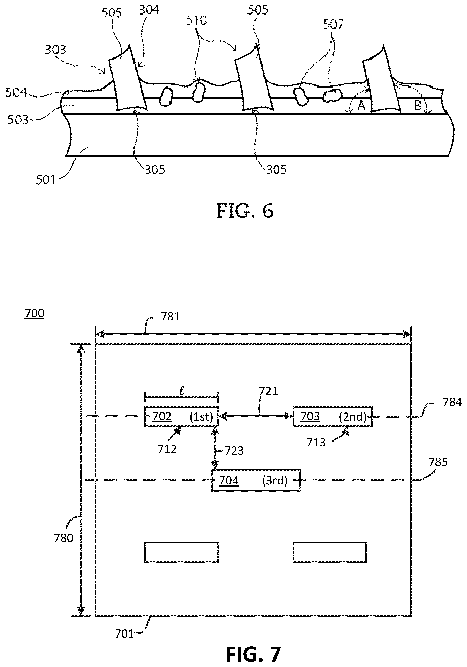 Patent US12319863 Figure 4 – Abrasive article including shaped abrasive particles