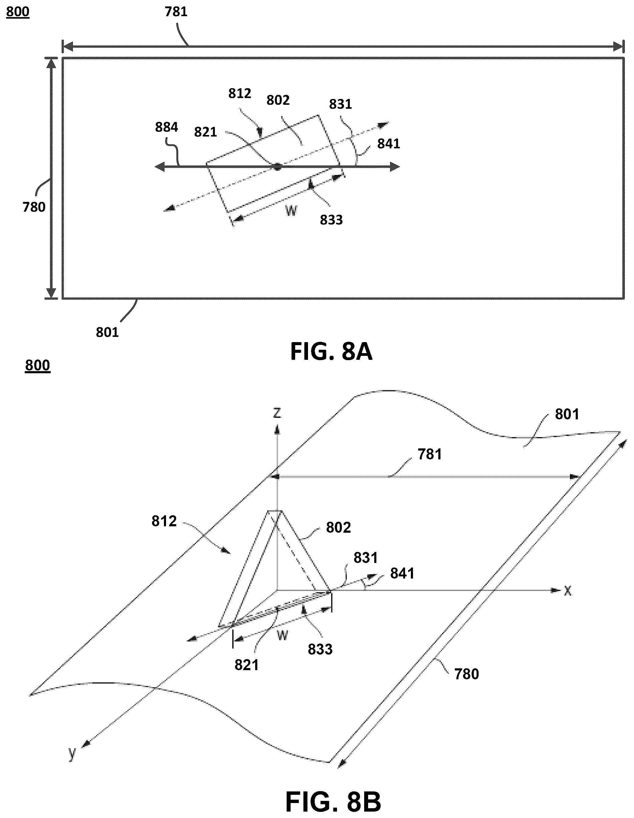 Patent US12319863 Figure 5 – Abrasive article including shaped abrasive particles