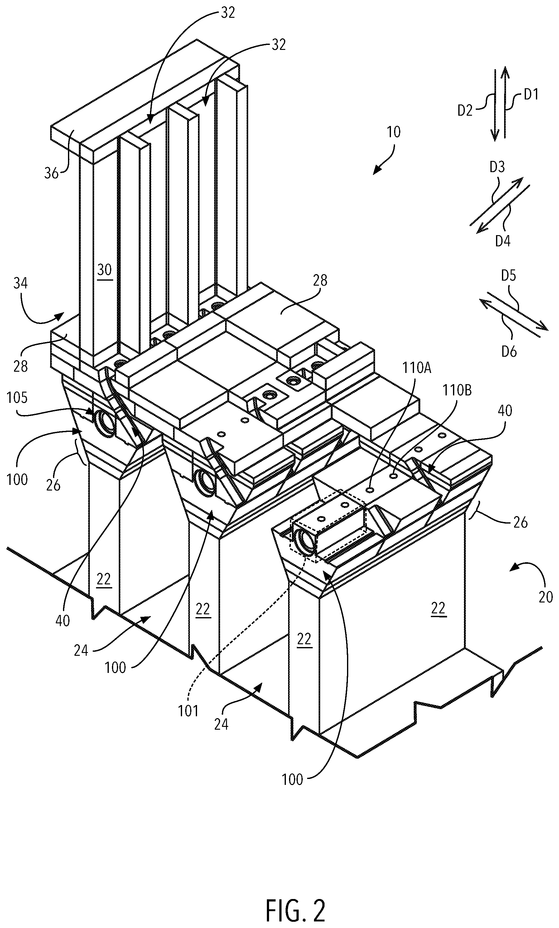 Patent US12319874 Figure 2 – Corbel for a coke oven or coke oven battery