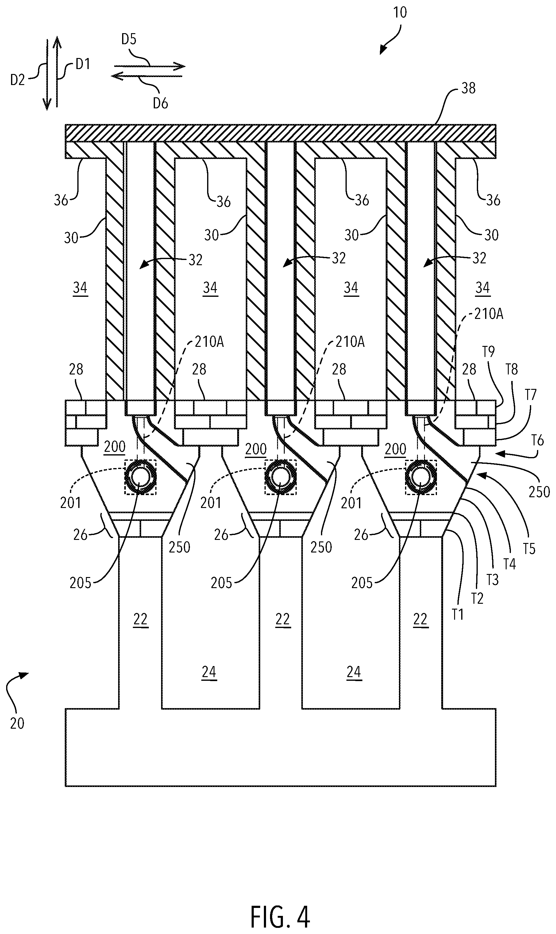 Patent US12319874 Figure 5 – Corbel for a coke oven or coke oven battery