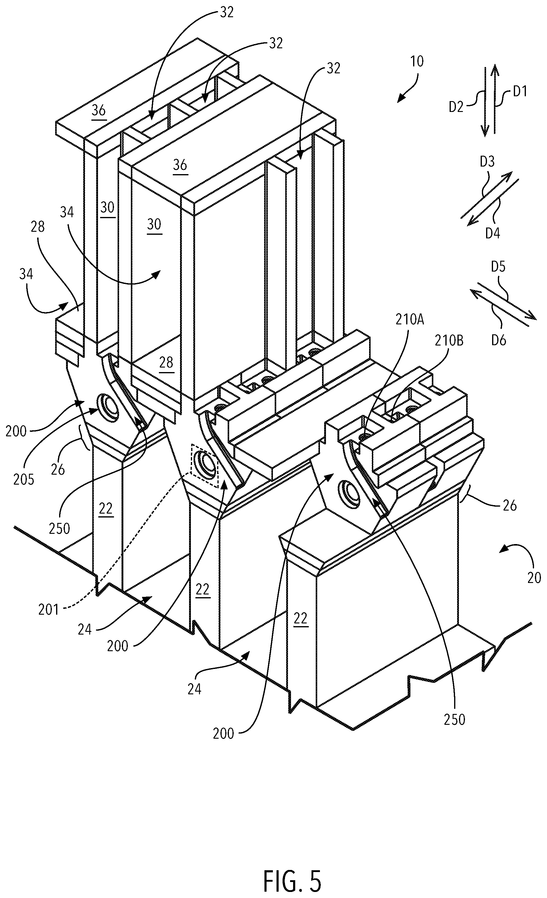 Patent US12319874 Figure 6 – Corbel for a coke oven or coke oven battery