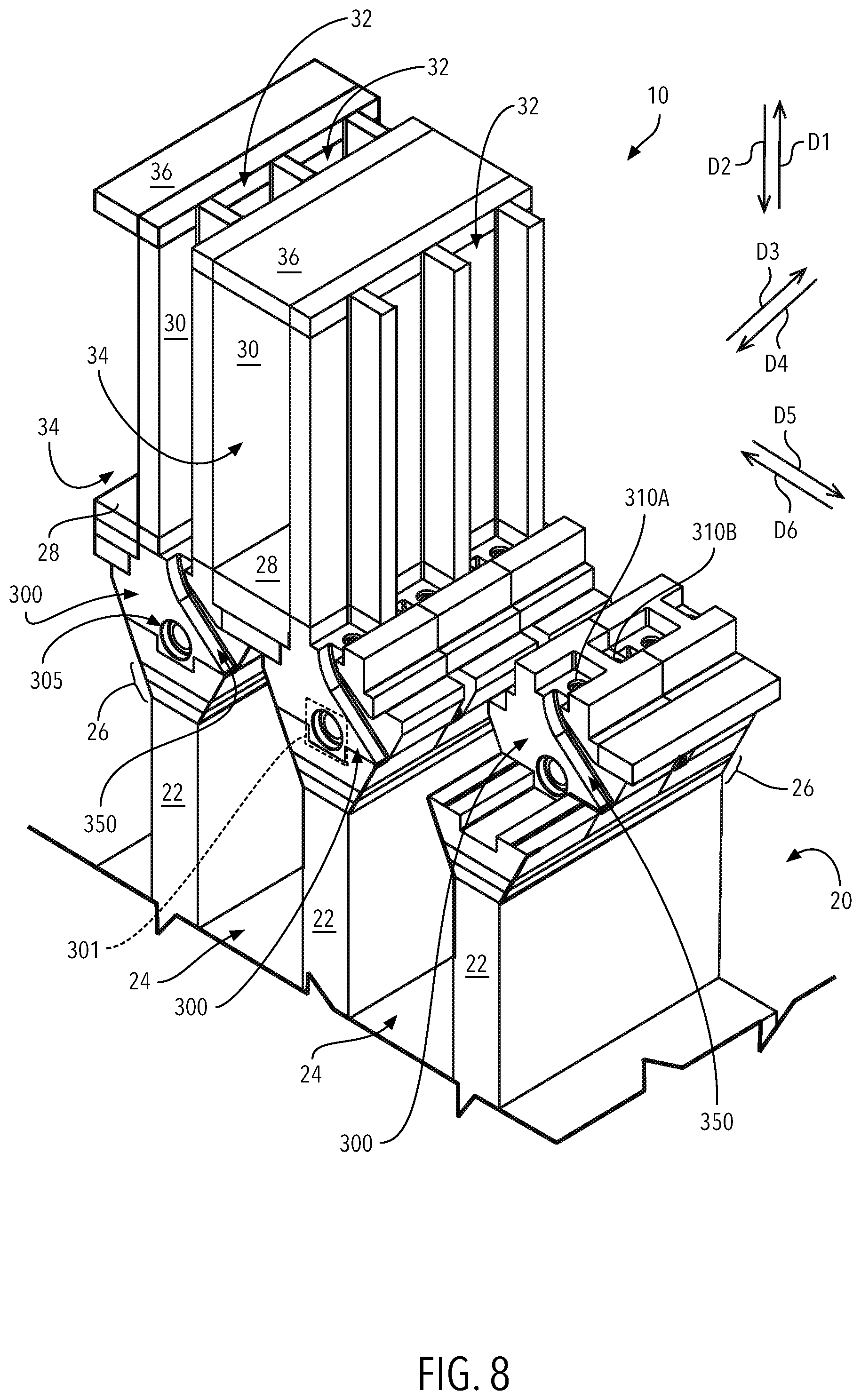 Patent US12319874 Figure 11 – Corbel for a coke oven or coke oven battery