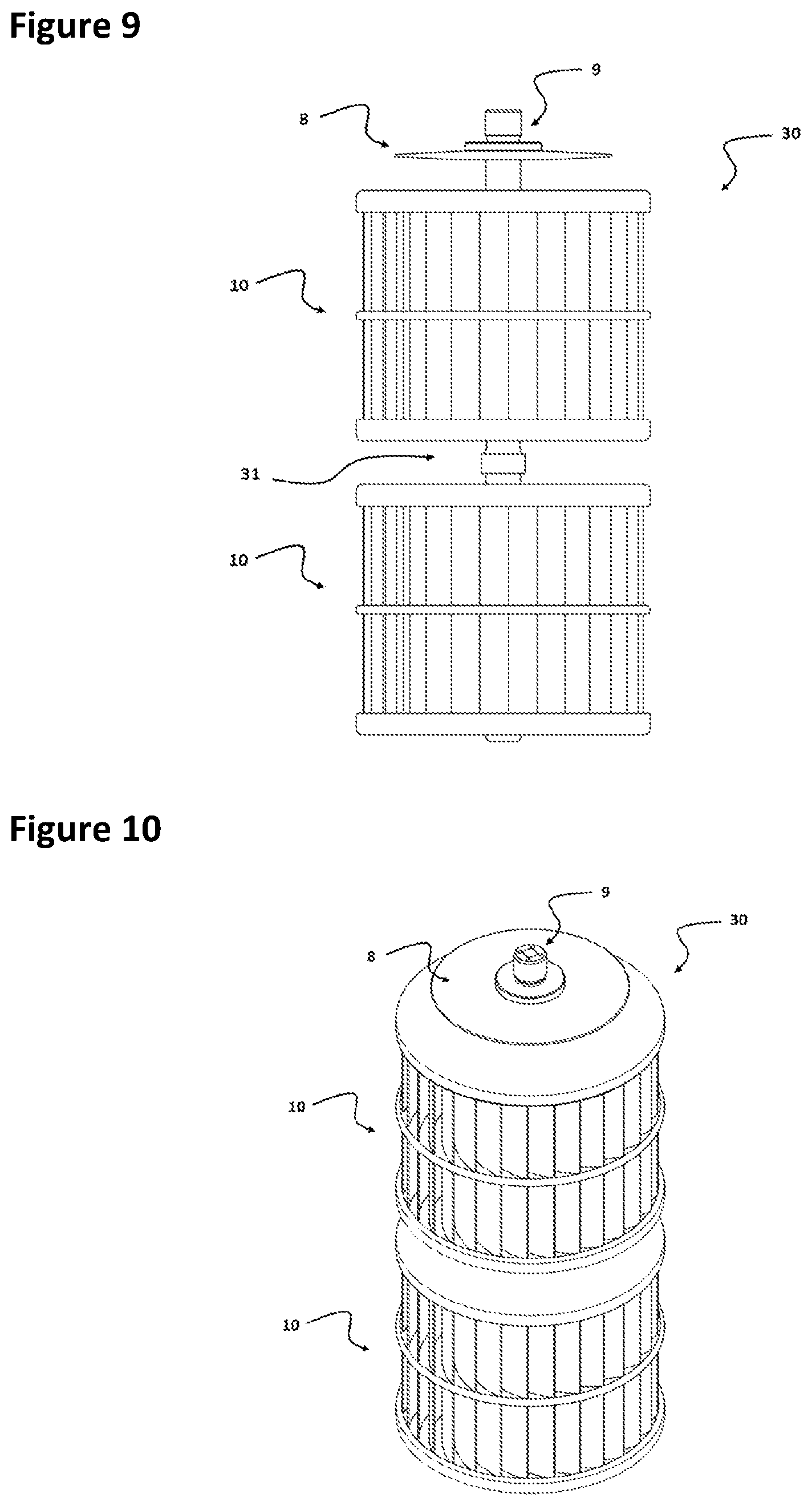 Patent US12319900 Figure 5 – Integral gas-introduction and stirring unit for gas-liquid reactors
