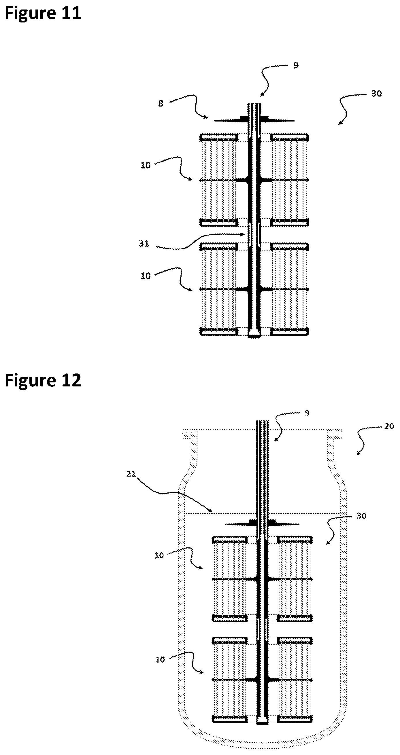 Patent US12319900 Figure 6 – Integral gas-introduction and stirring unit for gas-liquid reactors