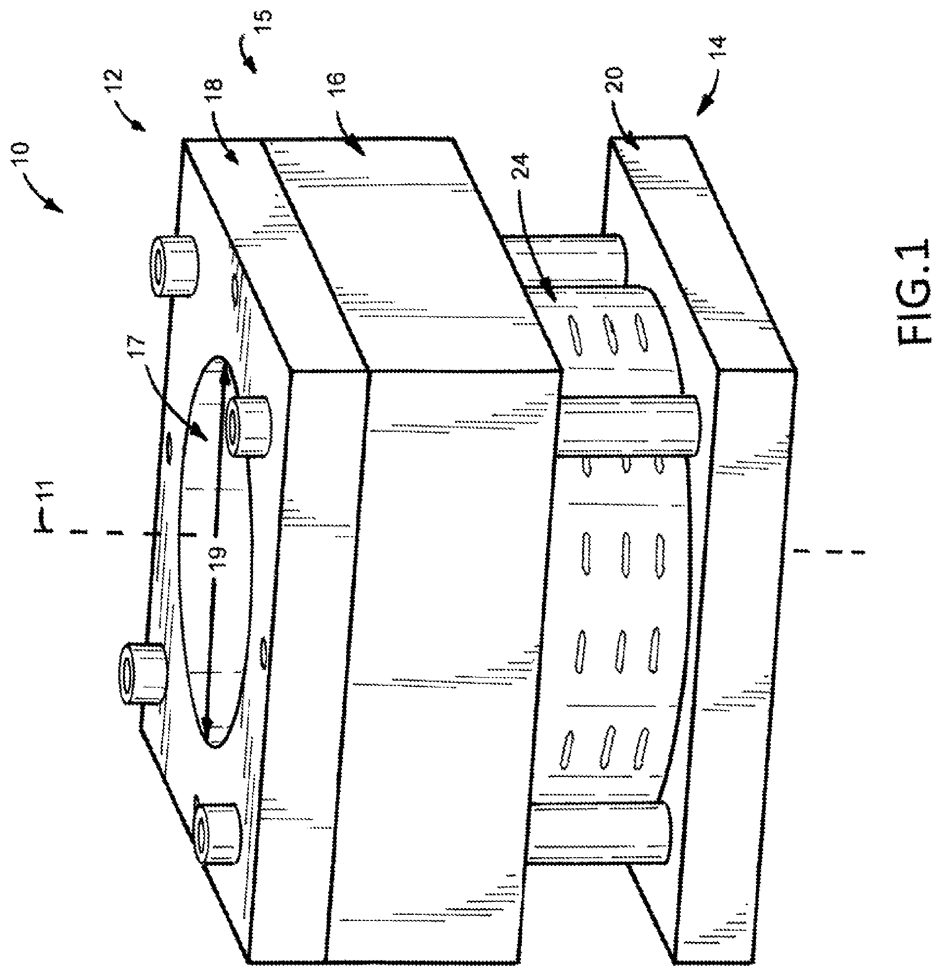 Patent US12319904 Figure 1 – Cell tissue processing apparatus, systems, methods, and products