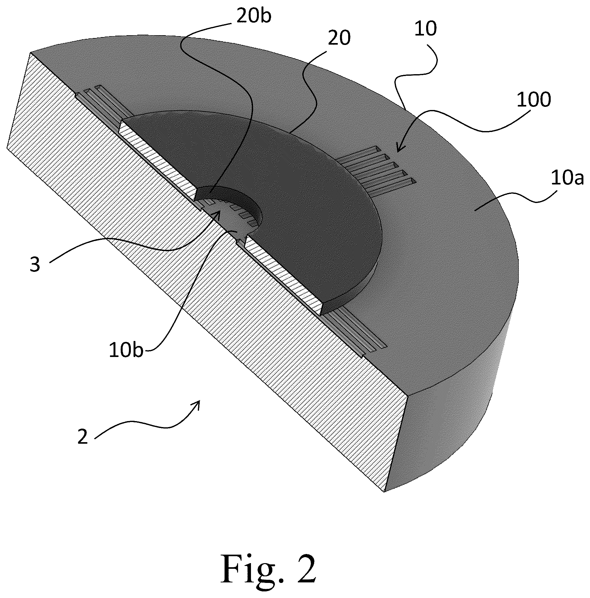 Patent US12319905 Figure 2 – Medical device having space for assisting in embedding of bio sample in embedding material