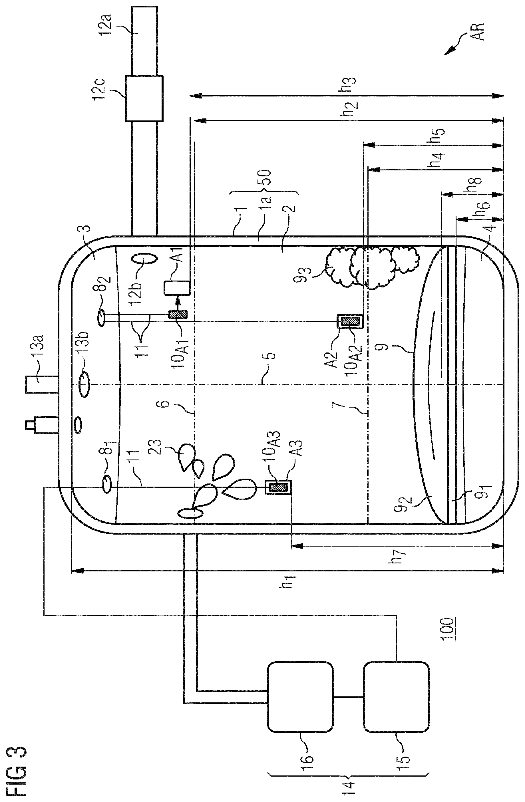 Patent US12319906 Figure 4 – Detecting foam in a bioreactor plant