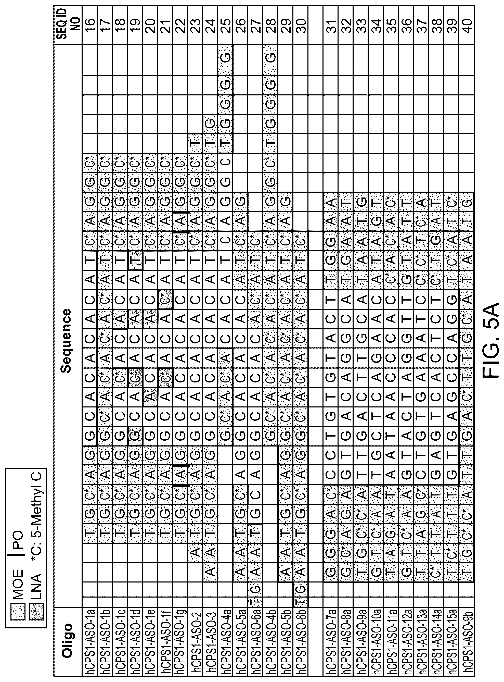 Patent US12319916 Figure 5 – Modulation of gene transcription using antisense oligonucleotides targeting regulatory RNAs